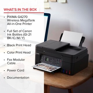 Foto 4 | Impresora Canon Megatank G4270 Inalámbrica Multifunción 4 En 1 - Venta Internacional.