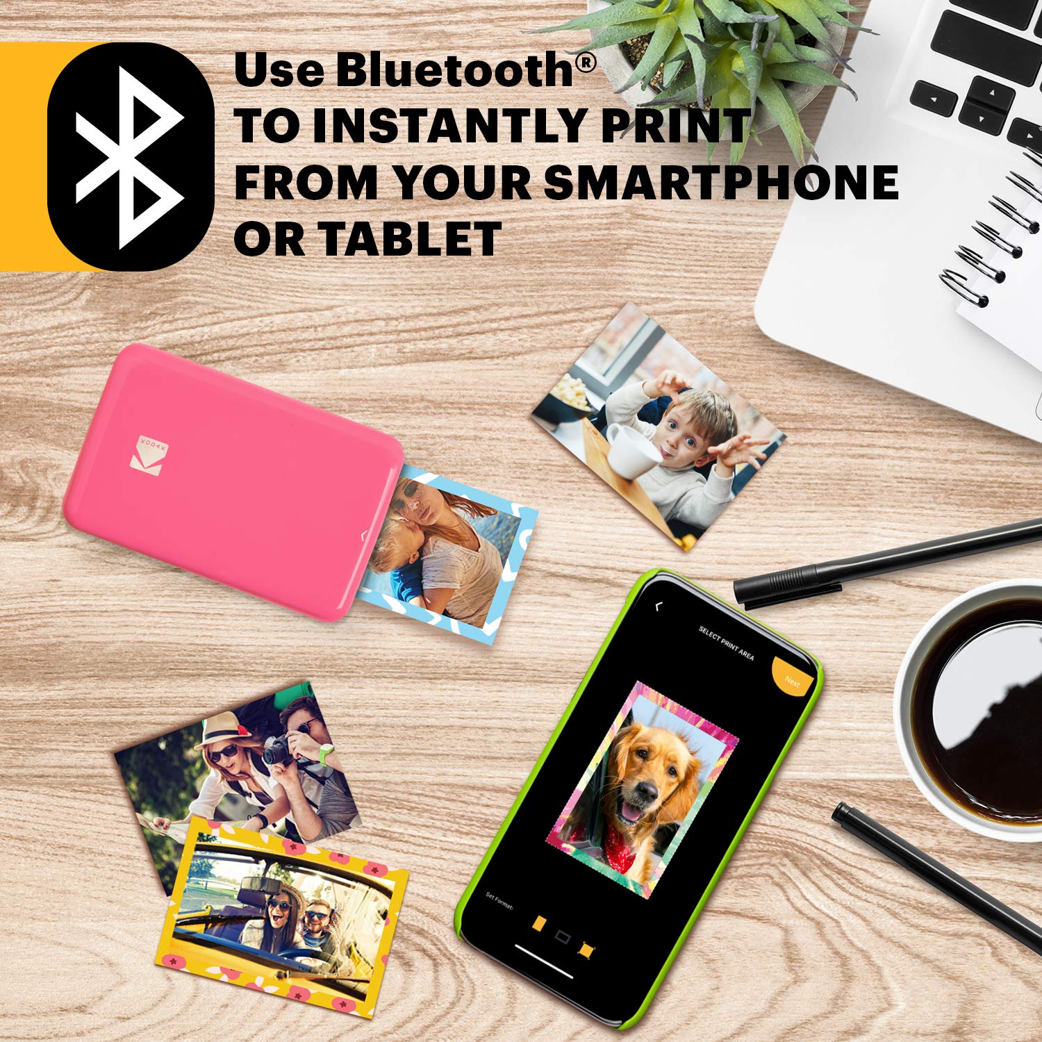Foto 5 pulgar | Impresora Fotográfica Kodak Step Instant Smartphone Portable Rosa - Venta Internacional.