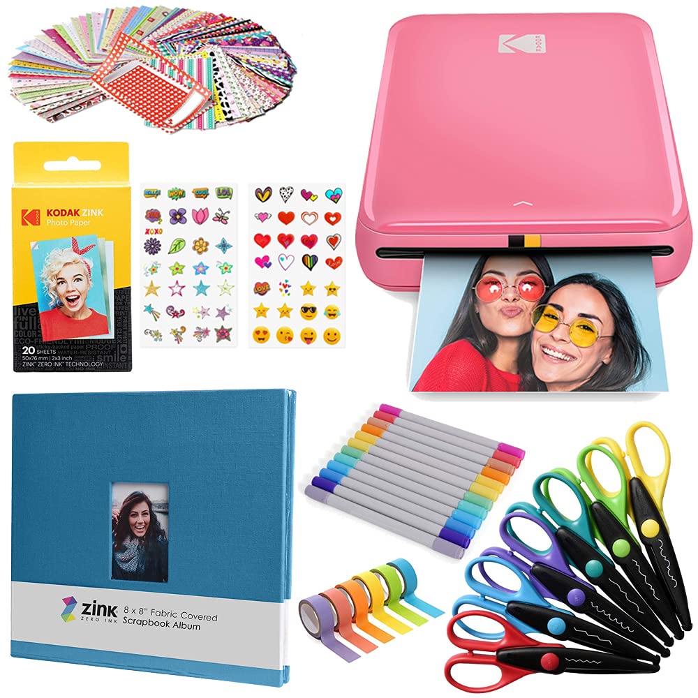 Foto 2 pulgar | Impresora Fotográfica Kodak Step Color Bluetooth/nfc Scrapbook Rosa - Venta Internacional.