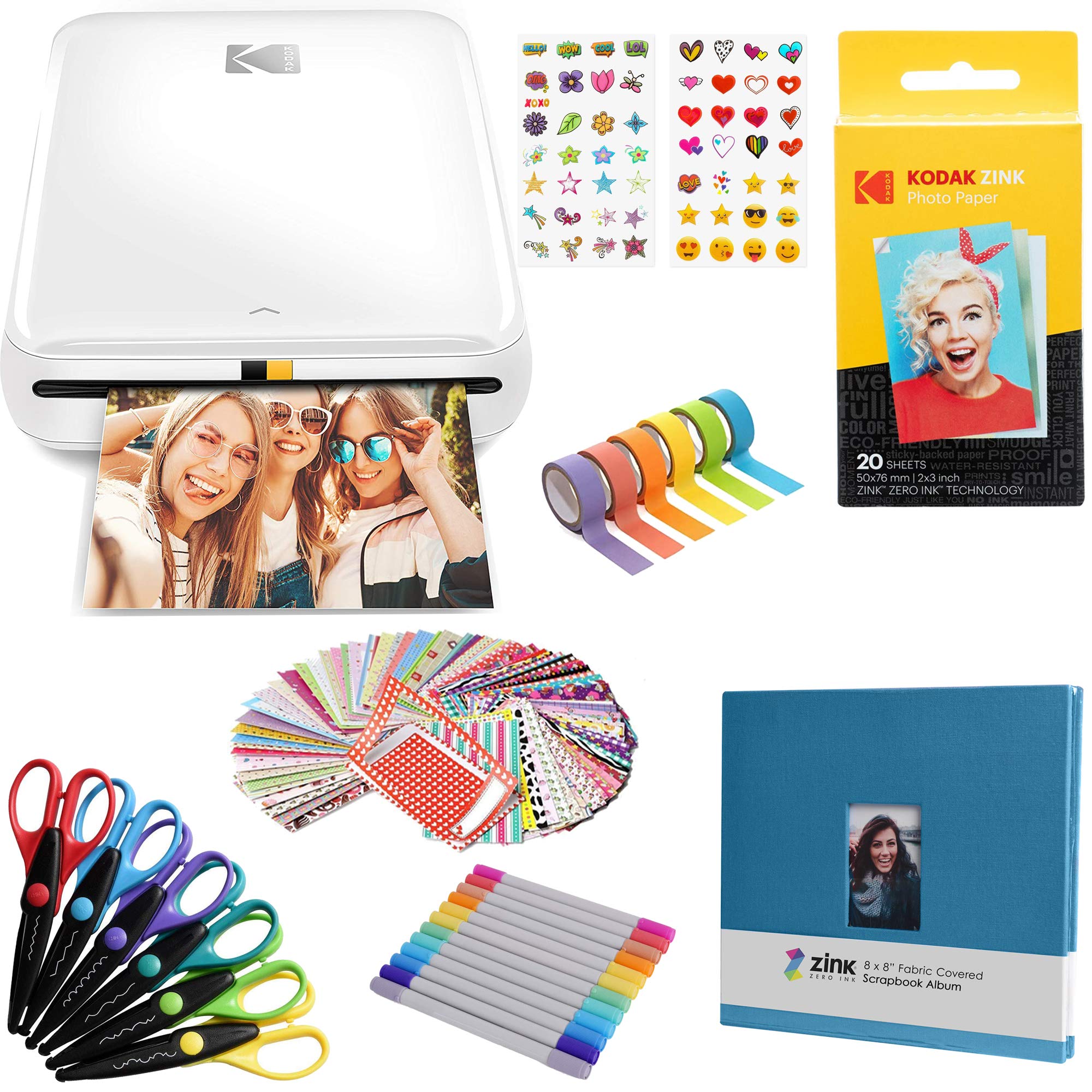 Foto 1 | Impresora Fotográfica Kodak Step Wireless De 2 X 3 Pulgadas, Papel Zincado, Blanco - Venta Internacional.