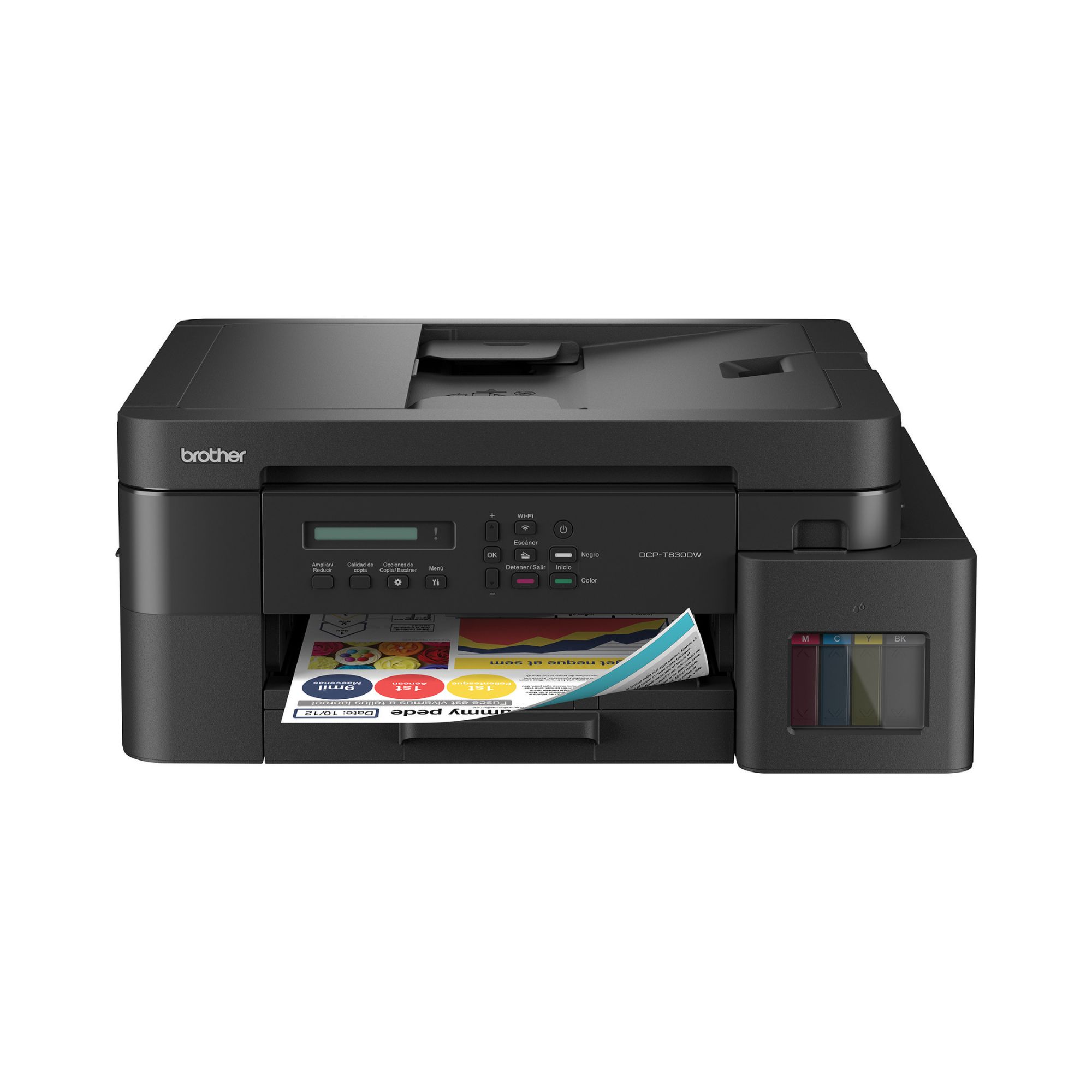 Foto 2 pulgar | Impresora Multifuncional Brother Inkbenefit Tank Dcp-t830dw, Sistema De Tinta Continua, Usb, Ethernet, Wi-fi, D