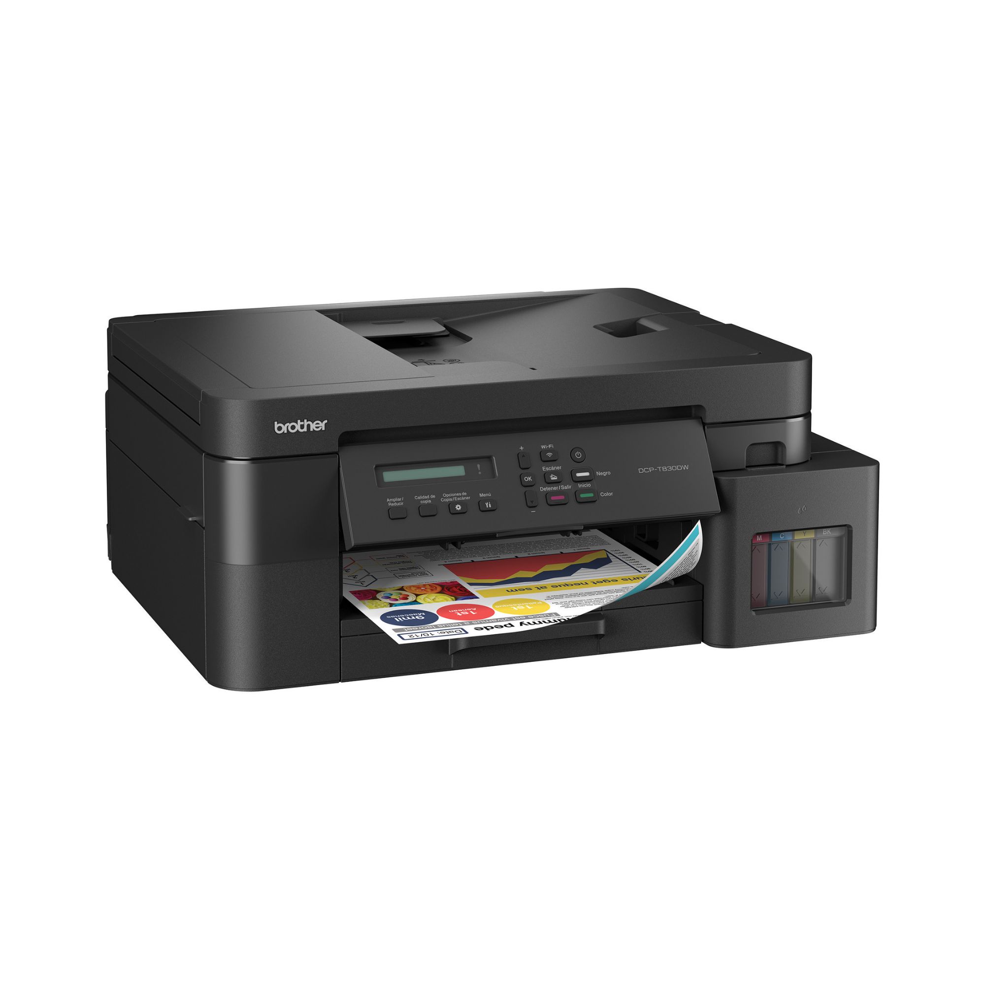 Foto 3 pulgar | Impresora Multifuncional Brother Inkbenefit Tank Dcp-t830dw, Sistema De Tinta Continua, Usb, Ethernet, Wi-fi, D