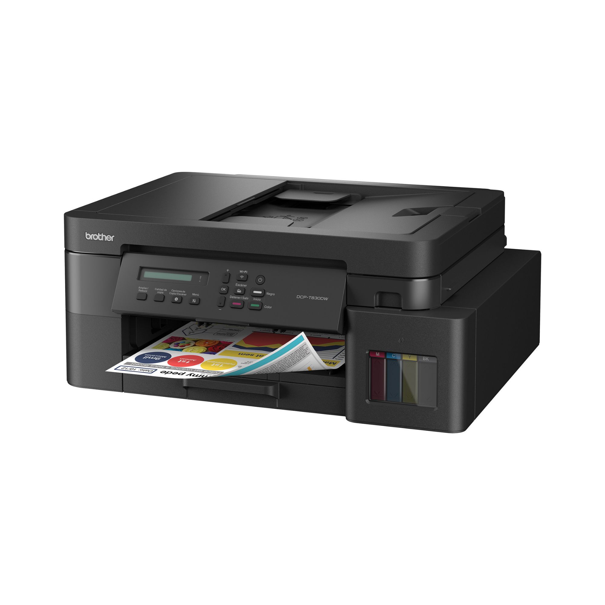 Foto 4 pulgar | Impresora Multifuncional Brother Inkbenefit Tank Dcp-t830dw, Sistema De Tinta Continua, Usb, Ethernet, Wi-fi, D