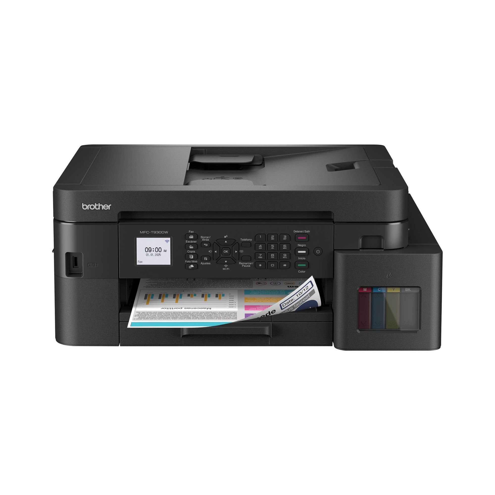 Foto 2 pulgar | Impresora Multifuncional Brother Inkbenefit Tank Mfc-t930dw, Sistema De Tinta Continua, Usb, Ethernet, Wi-fi, D
