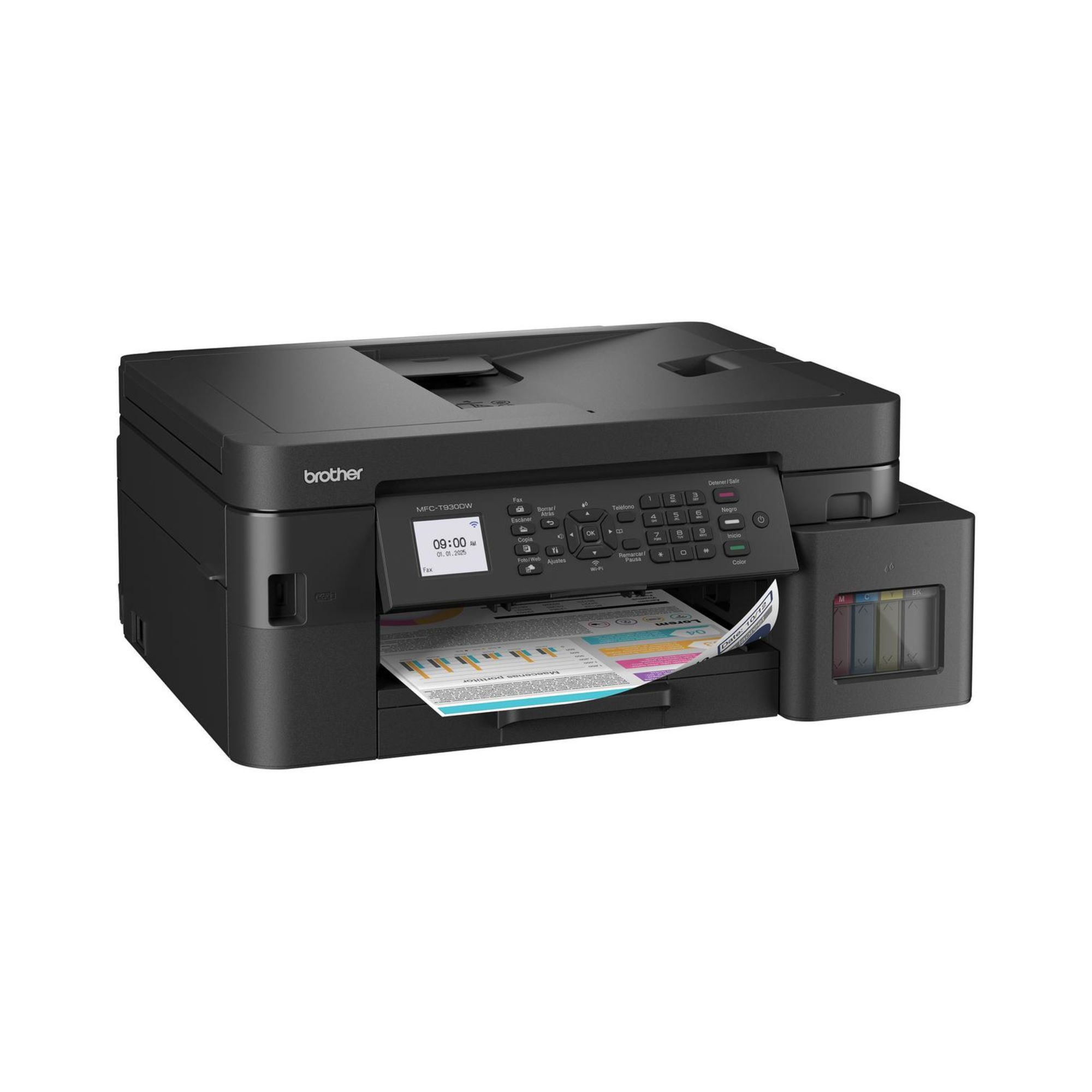 Foto 3 pulgar | Impresora Multifuncional Brother Inkbenefit Tank Mfc-t930dw, Sistema De Tinta Continua, Usb, Ethernet, Wi-fi, D