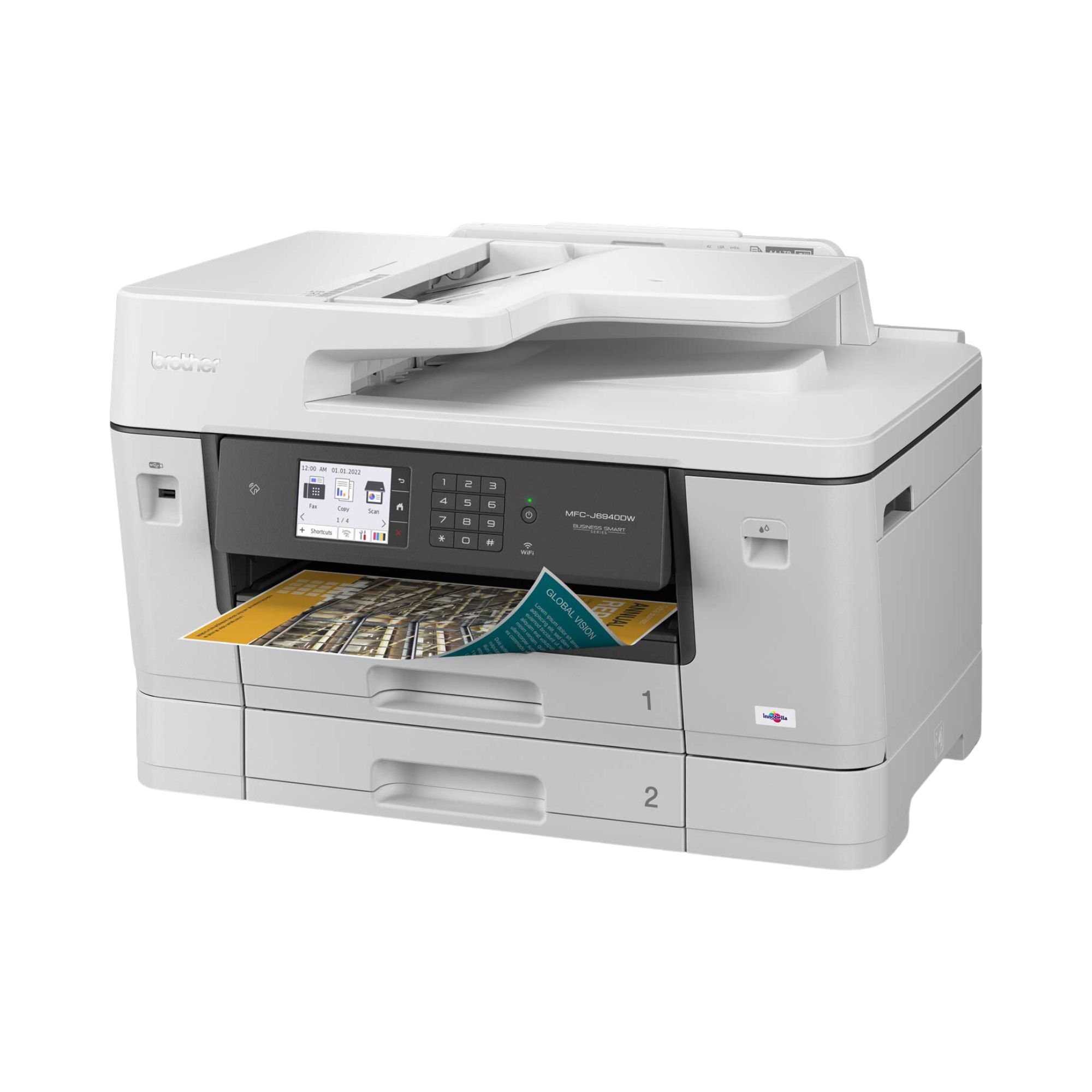 Foto 4 pulgar | Impresora Multifuncional Brother Business Smart Pro Mfcj6940dw, Sistema De Tinta Continua, Usb, Ethernet, Wi-fi,