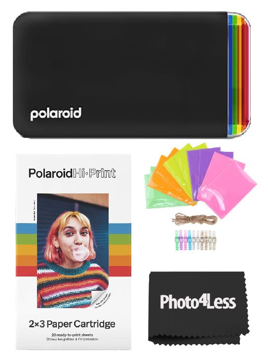 Foto 1 | Impresora Fotográfica De Bolsillo Polaroid Hi-print De Segunda Generación, Negra - Venta Internacional.