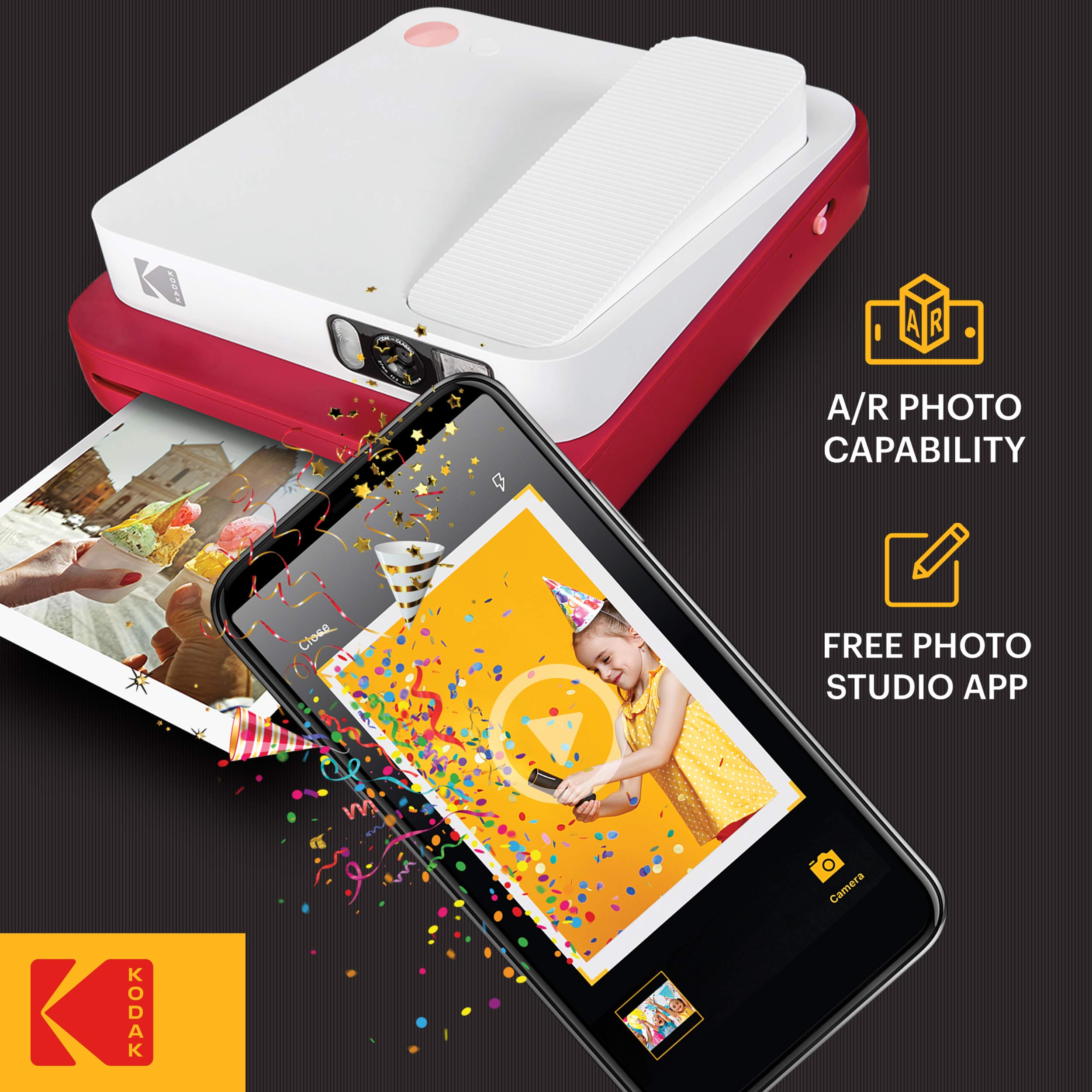 Foto 2 | Cámara Digital Instantánea Kodak Smile Classic Bluetooth 16mp - Venta Internacional.