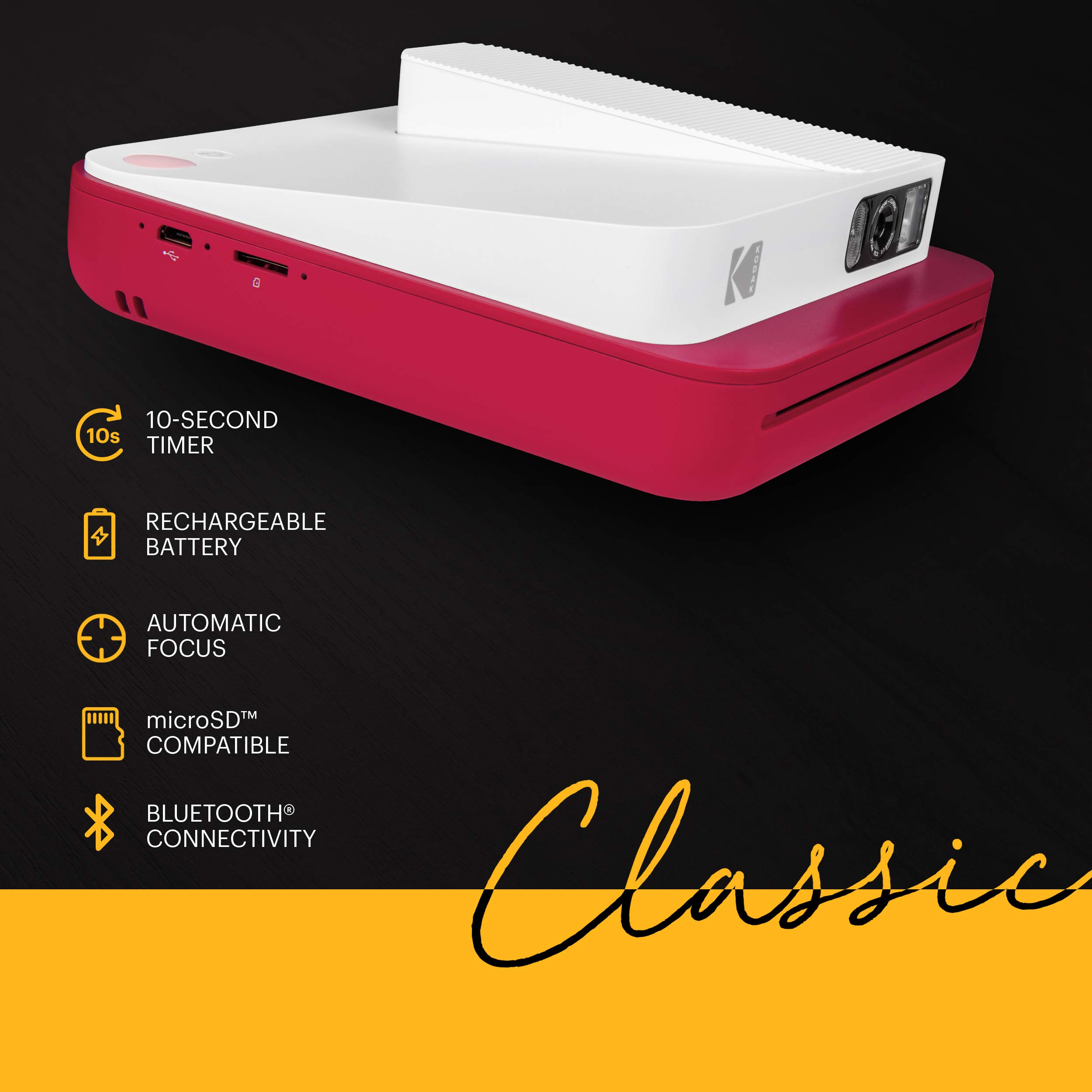 Foto 4 pulgar | Cámara Digital Instantánea Kodak Smile Classic Bluetooth 16mp - Venta Internacional.