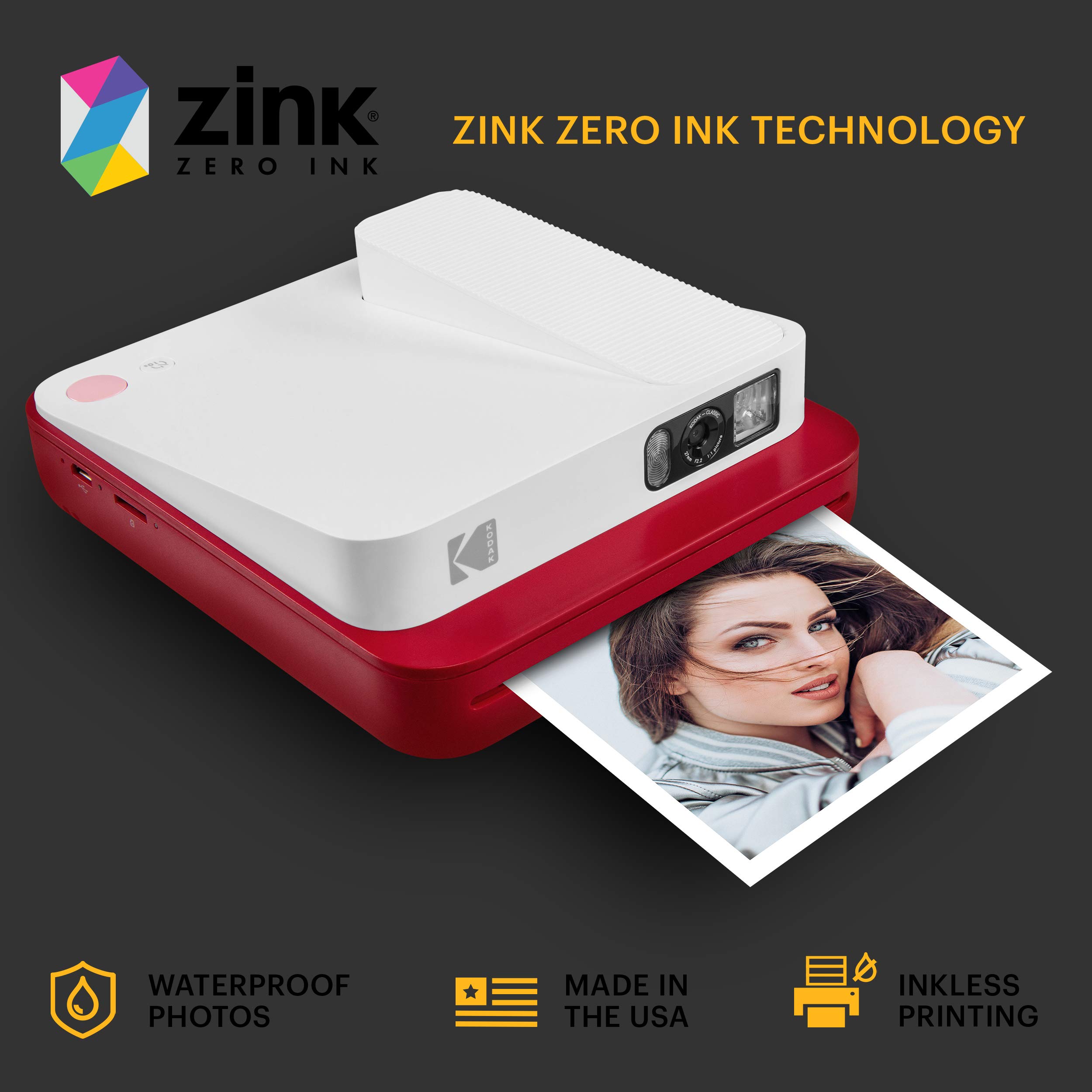Foto 4 | Cámara Digital Instantánea Kodak Smile Classic Bluetooth 16mp - Venta Internacional.
