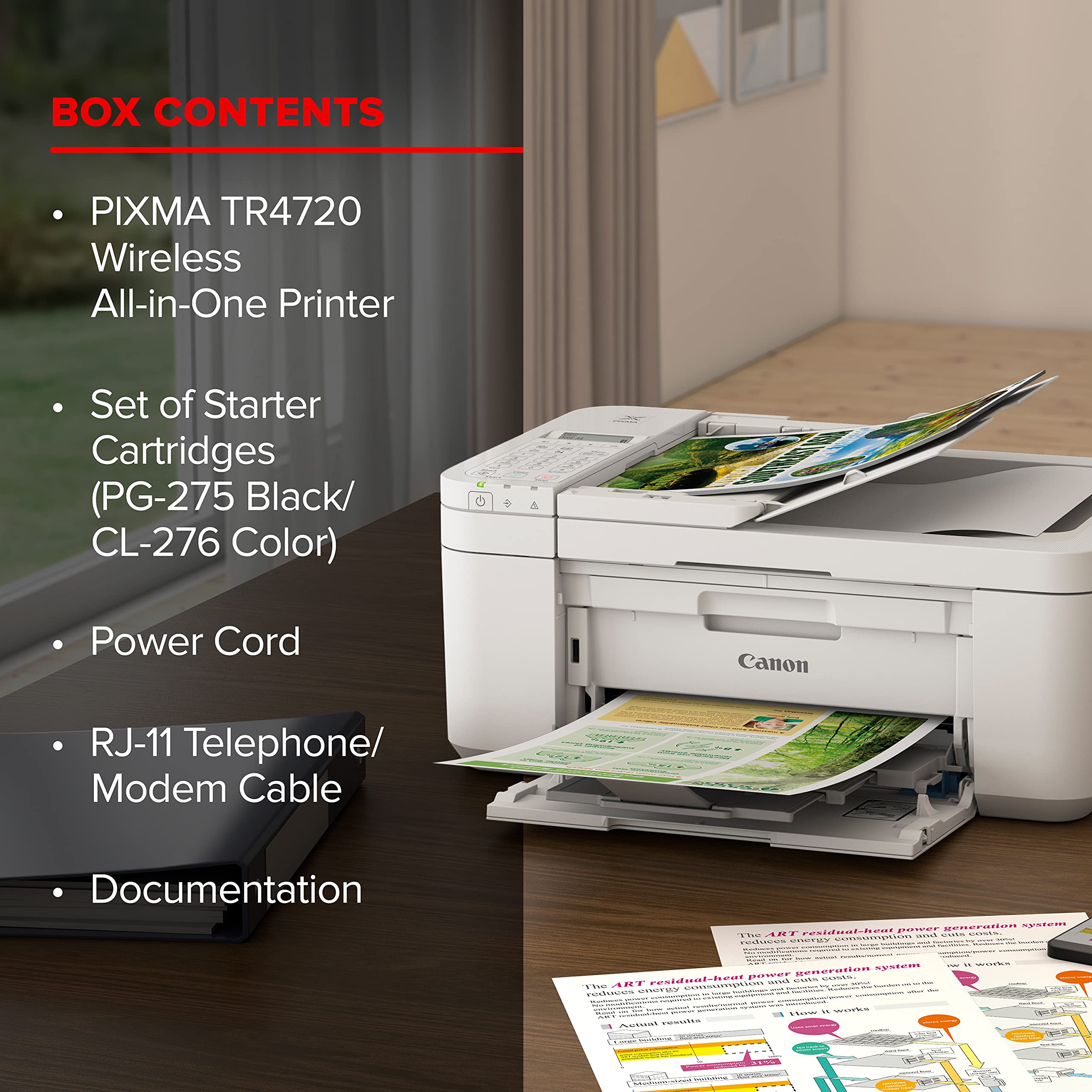 Foto 4 pulgar | Impresora Canon Pixma Tr4720 Multifunción Inalámbrica Con Fax - Venta Internacional.