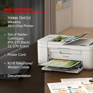 Foto 3 | Impresora Canon Pixma Tr4720 Multifunción Inalámbrica Con Fax - Venta Internacional.