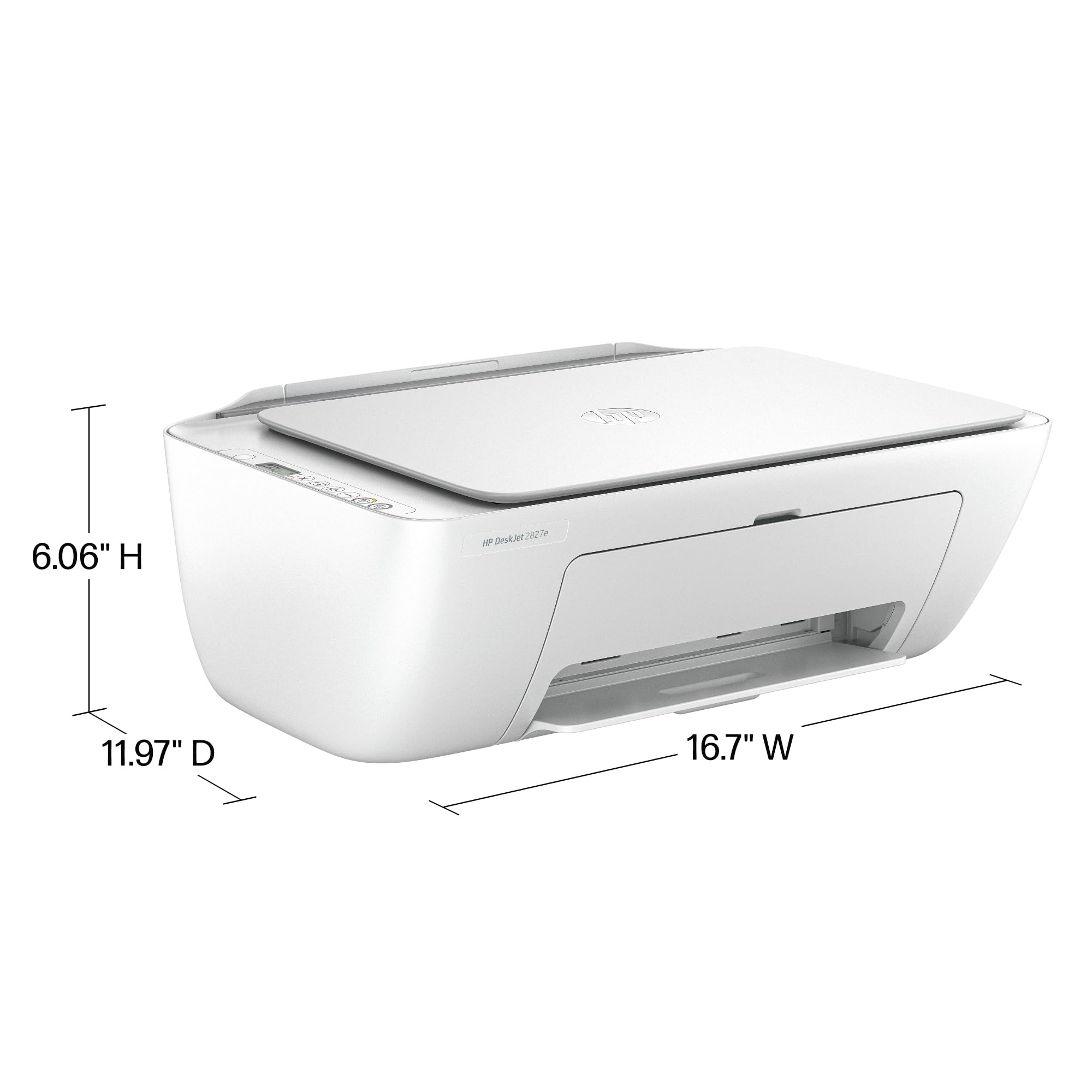 Foto 4 | Impresora De Inyección De Tinta A Color Multifunción Inalámbrica Hp Deskjet 2827e - Venta Internacional.