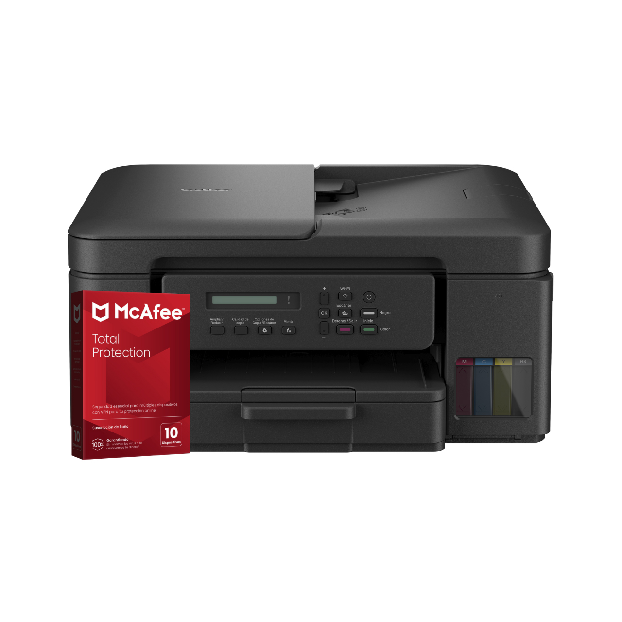 Multifuncional Brother Dcp-t730dw Inkbenefit Wifi Adf + Antivirus Mcafee Total Protección