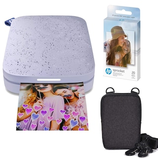 Foto 1 | Impresora Fotográfica Hp Sprocket Portable 2x3 Color (lila) Con Funda - Venta Internacional.