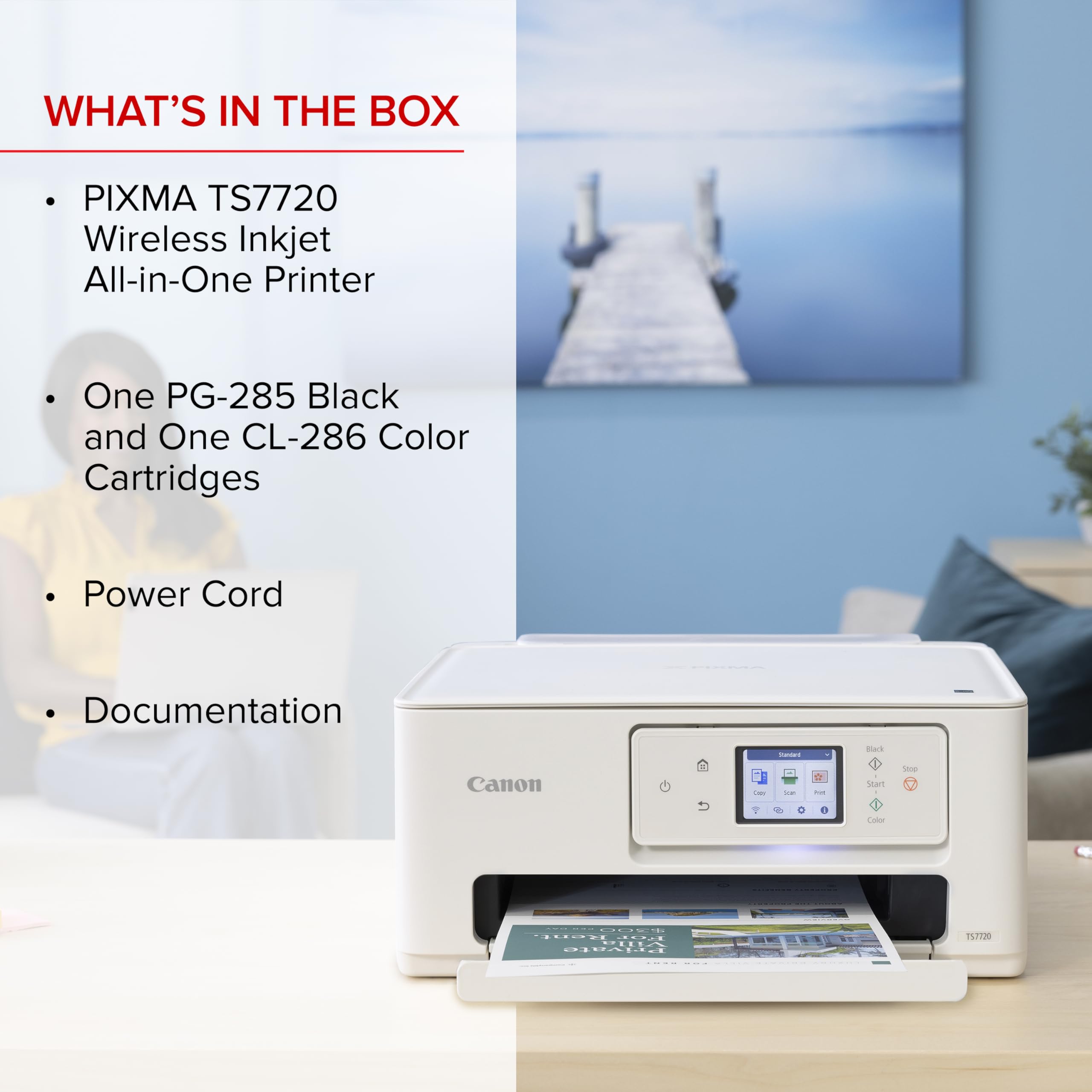 Foto 7 pulgar | Impresora Multifunción Doméstica Inalámbrica Canon Pixma Ts7720 - Venta Internacional.