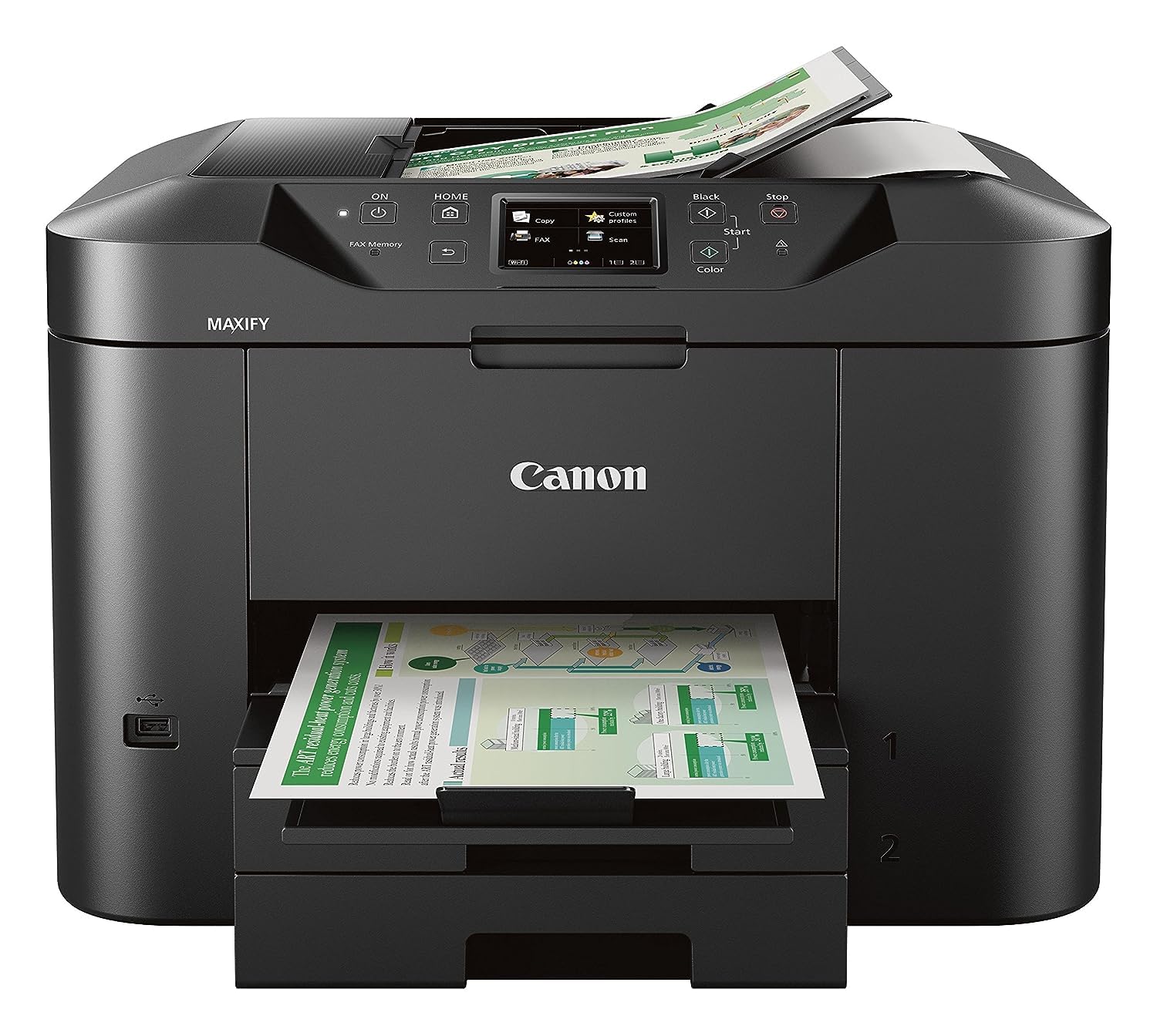 Foto 1 | Impresora Canon Maxify Mb2720 Inalámbrica A Color Con Escáner  Fotocopiadora Y Fax - Venta Internacional.