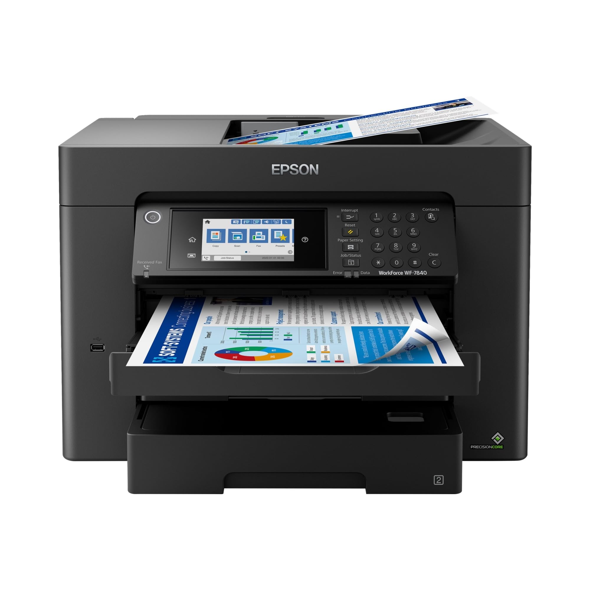 Foto 8 pulgar | Impresora Epson Workforce Pro Wf-7840 Inalámbrica Multifunción - Venta Internacional.