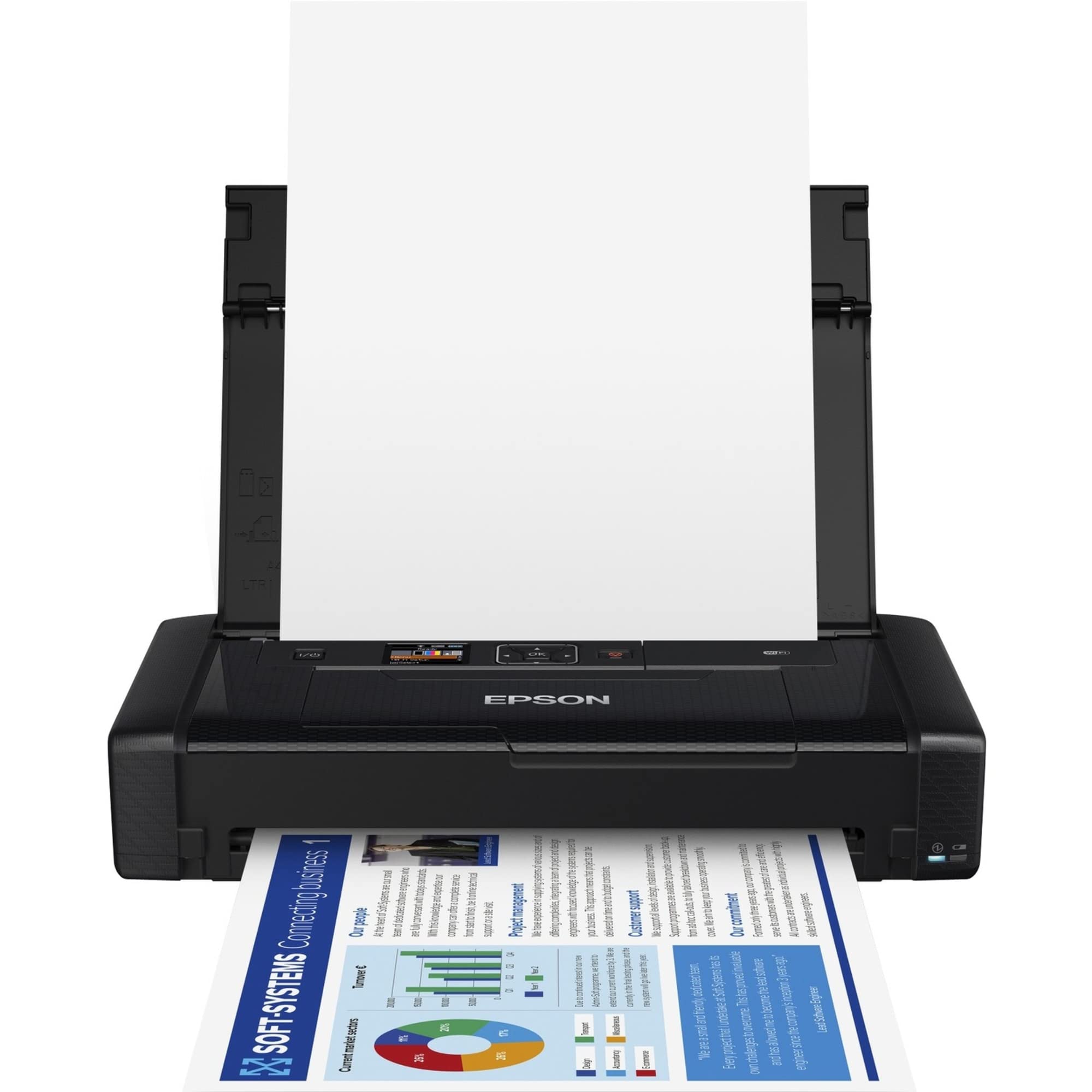 Foto 7 pulgar | Impresora Epson Workforce Wf-110 Inalámbrica A Color Móvil Blanca - Venta Internacional.