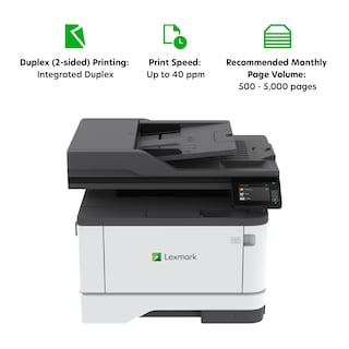 Foto 3 | Impresora Multifunción Lexmark Mx331adn En Blanco Y Negro - Venta Internacional.