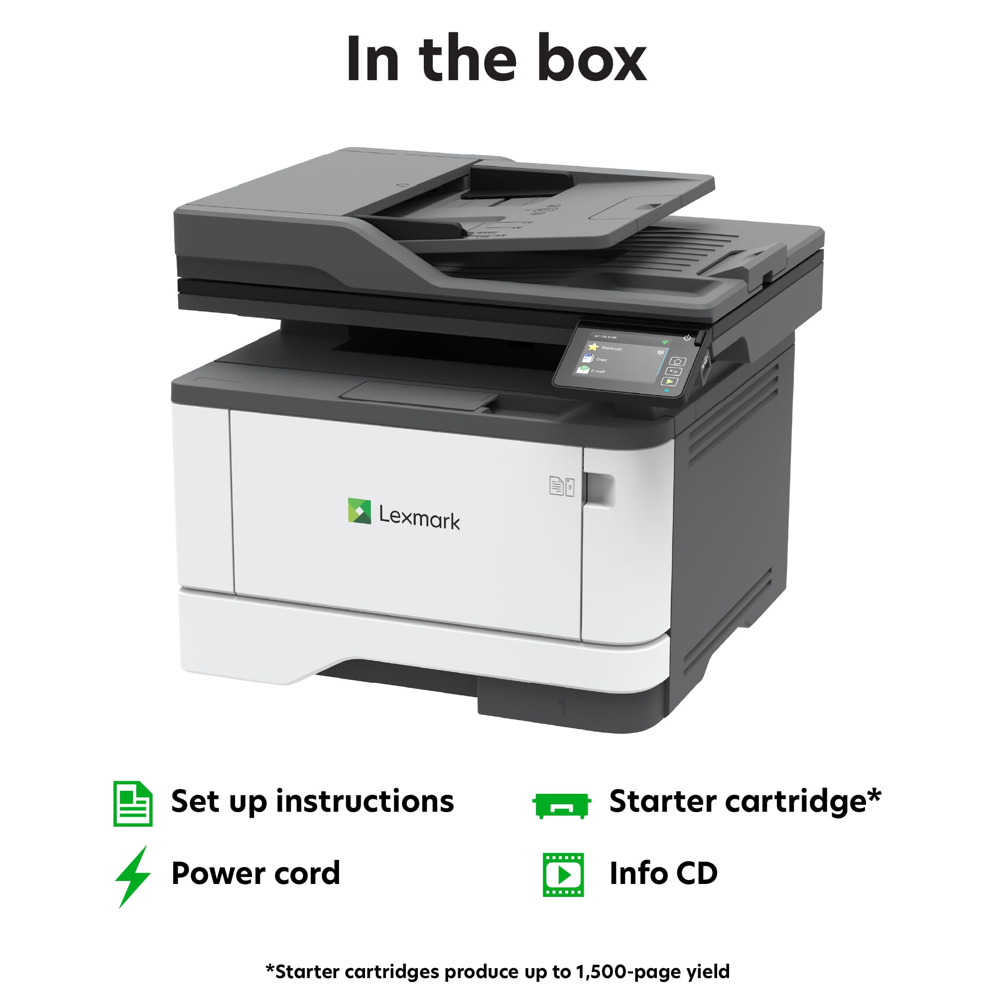 Foto 5 pulgar | Impresora Multifunción Lexmark Mx331adn En Blanco Y Negro - Venta Internacional.