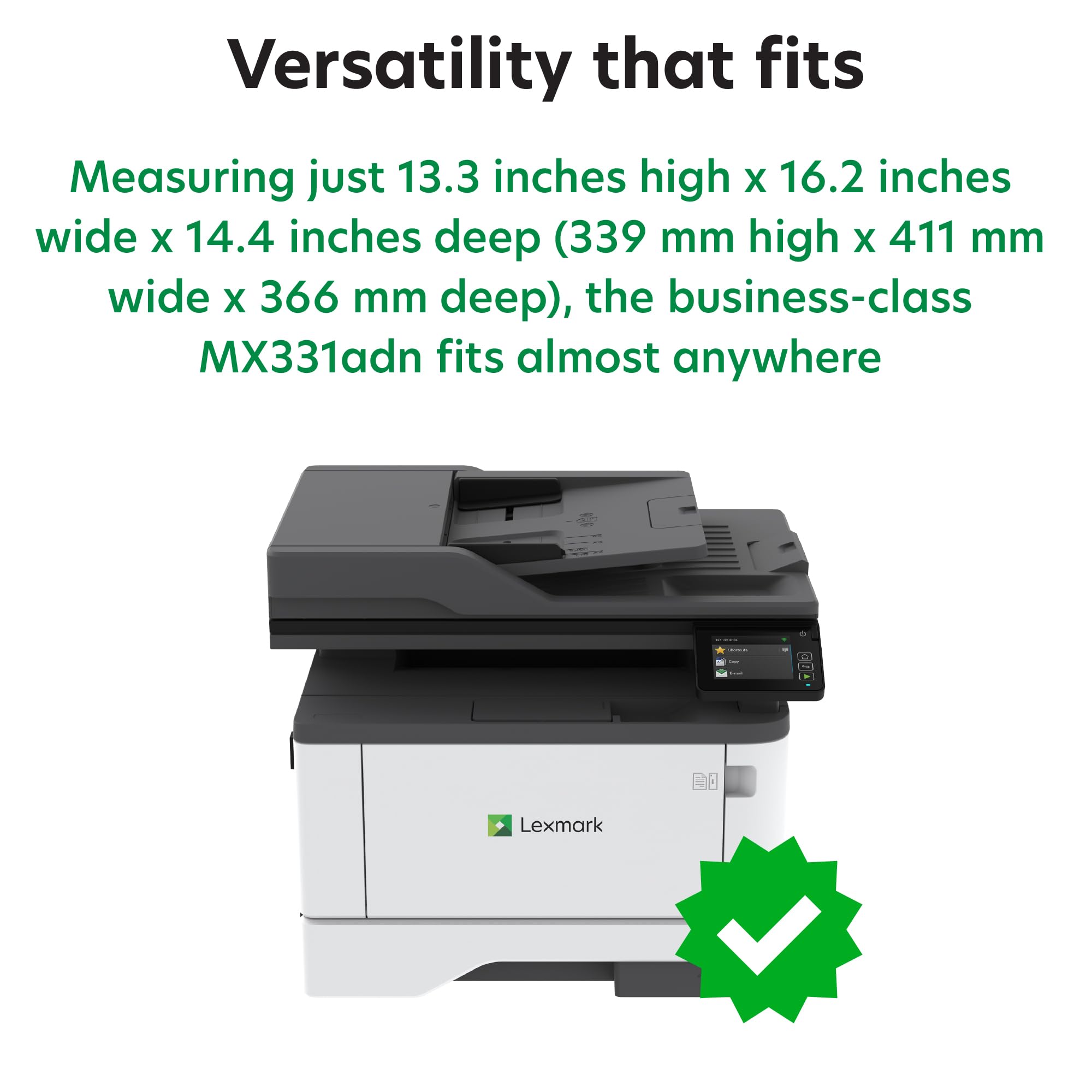 Foto 7 pulgar | Impresora Multifunción Lexmark Mx331adn En Blanco Y Negro - Venta Internacional.