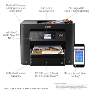 Foto 4 | Impresora Epson Workforce Pro WF-4730 Inalámbrica - Venta Internacional