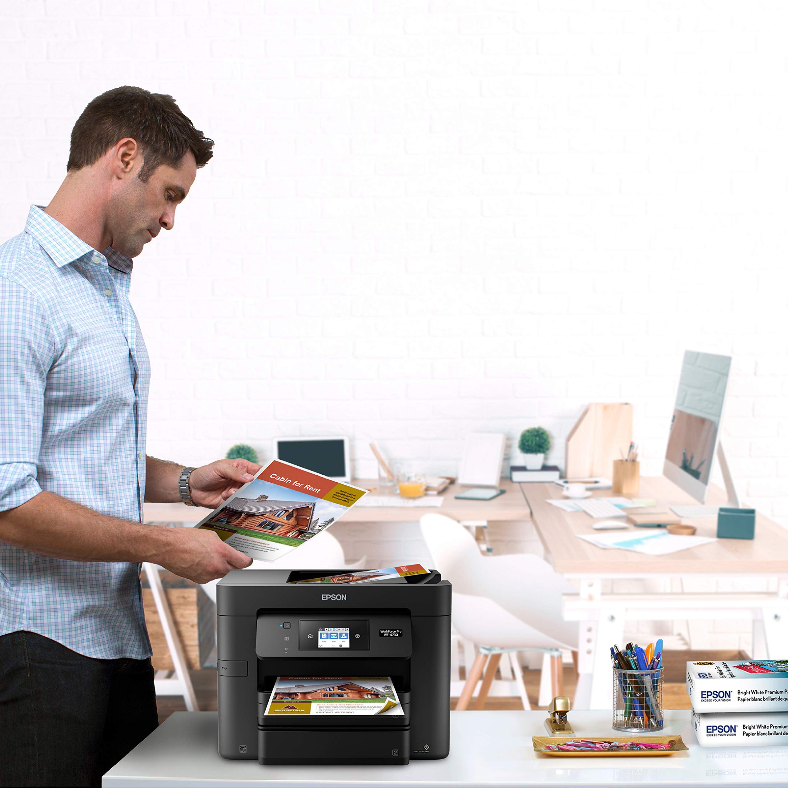 Foto 7 | Impresora Epson Workforce Pro WF-4730 Inalámbrica  - Venta Internacional