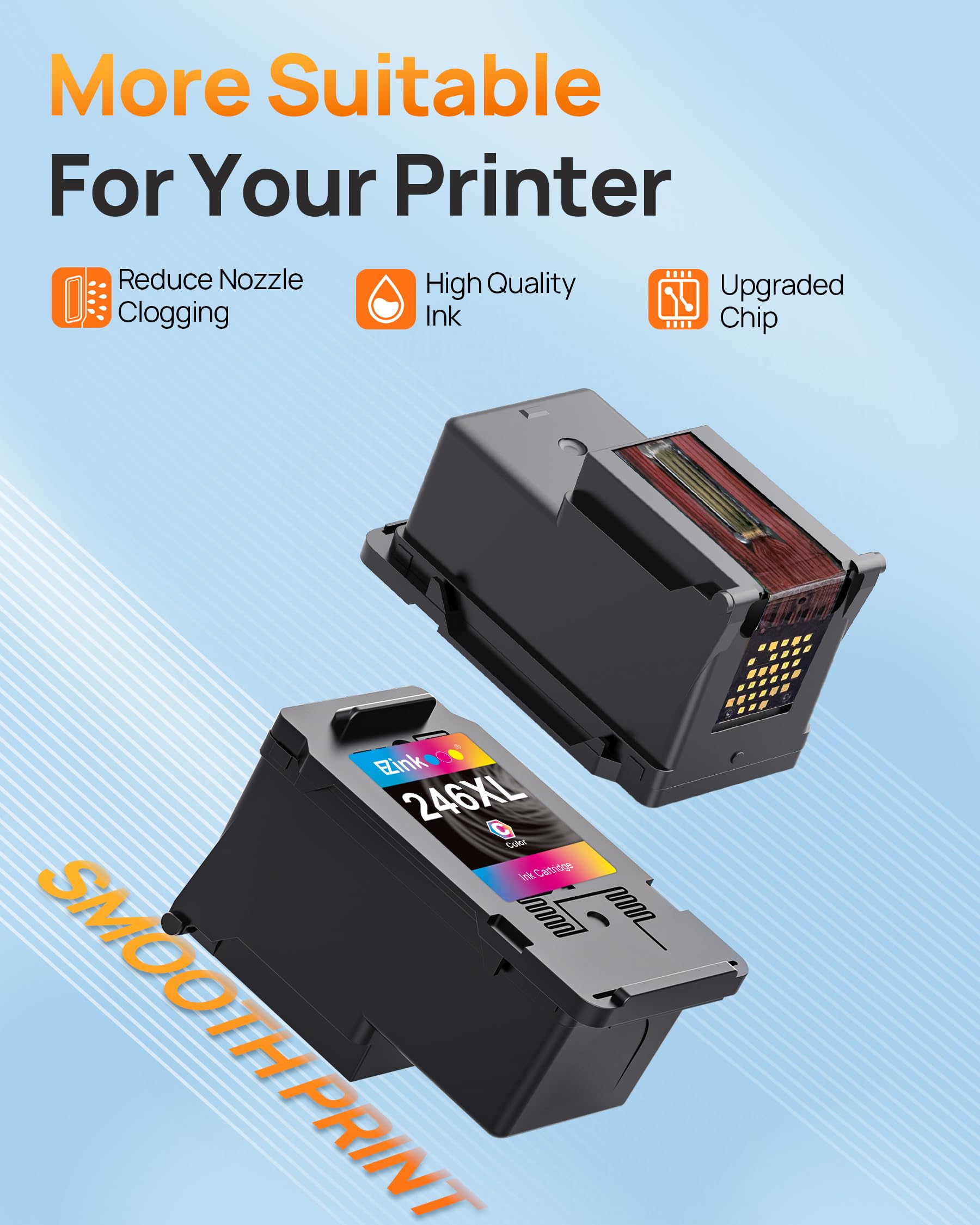 Foto 5 | Cartucho De Tinta E-z Ink 245xl 246xl Para Impresora Canon 245 246 - Venta Internacional.