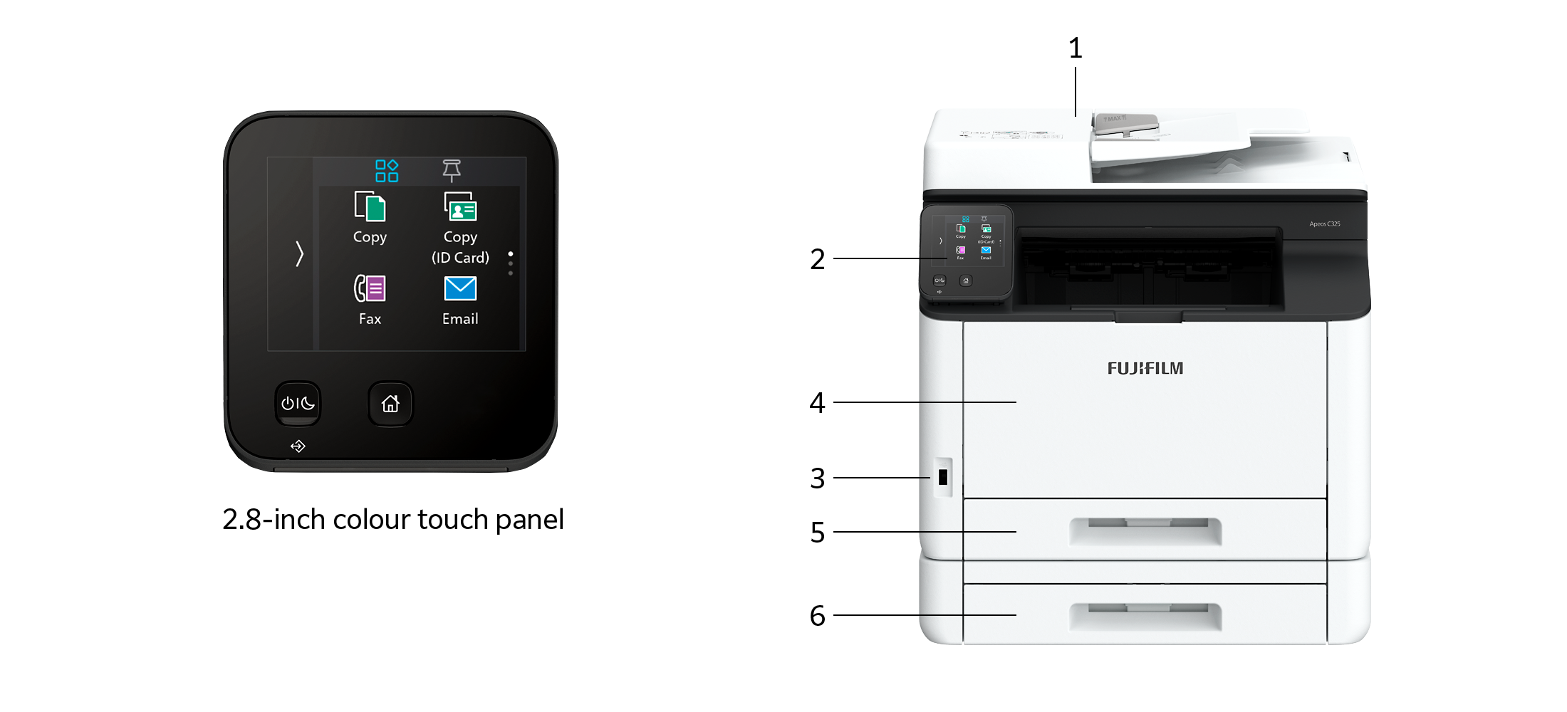 Foto 5 pulgar | Impresora Multifuncional Fujifilm Apeos C325Z Led Color