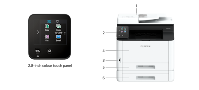 Foto 3 | Impresora Multifuncional Fujifilm 3 en 1 Apeos C325DW Led Color