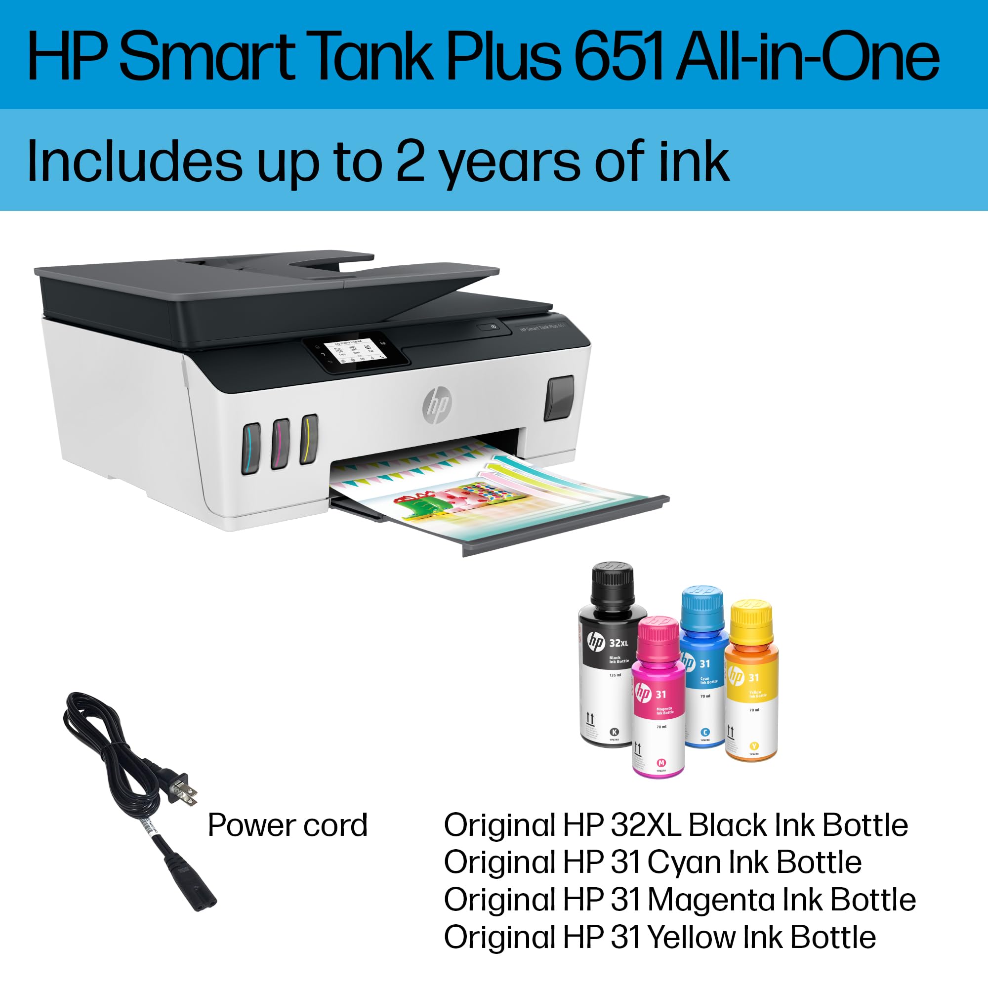 Foto 7 pulgar | Impresora Hp Smart -tank Plus 651 Wireless Todo-en-uno - Venta Internacional.