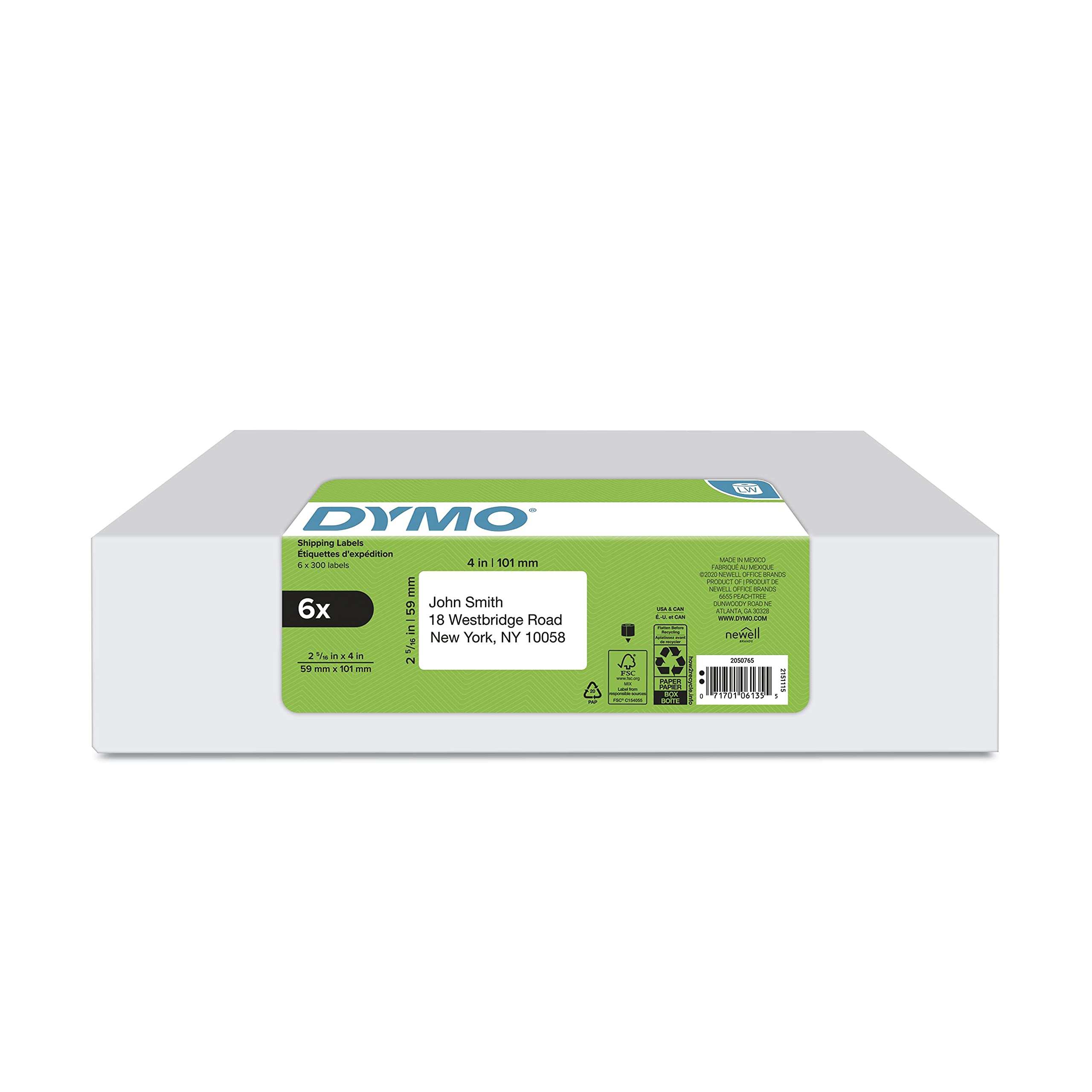 Etiquetas De Envío Dymo Lw Large Para Impresoras Labelwriter - Venta Internacional.