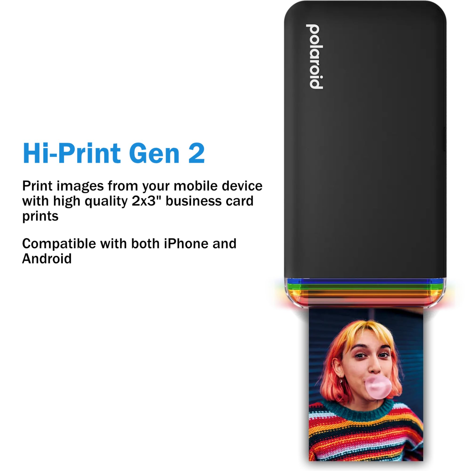 Foto 3 pulgar | Impresora Fotográfica De Bolsillo Bluetooth Polaroid Hi Print 2x3 - Venta Internacional.