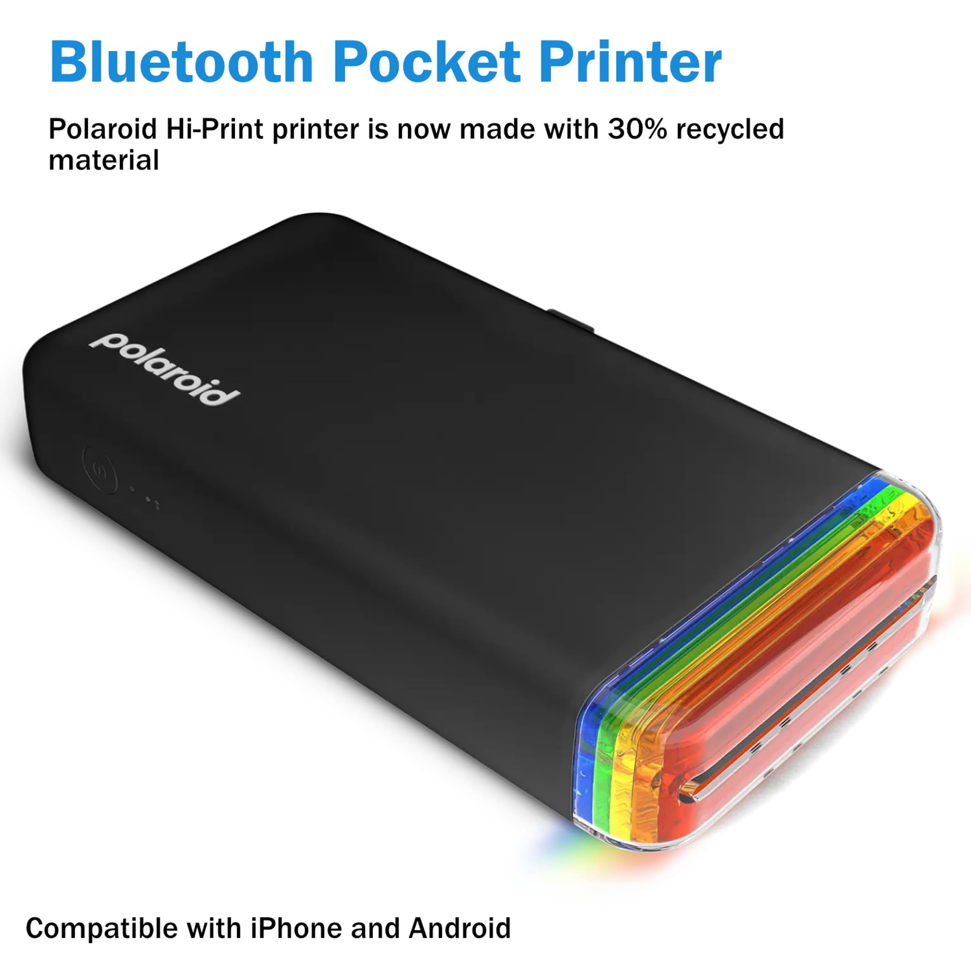Foto 4 pulgar | Impresora Fotográfica De Bolsillo Bluetooth Polaroid Hi Print 2x3 - Venta Internacional.