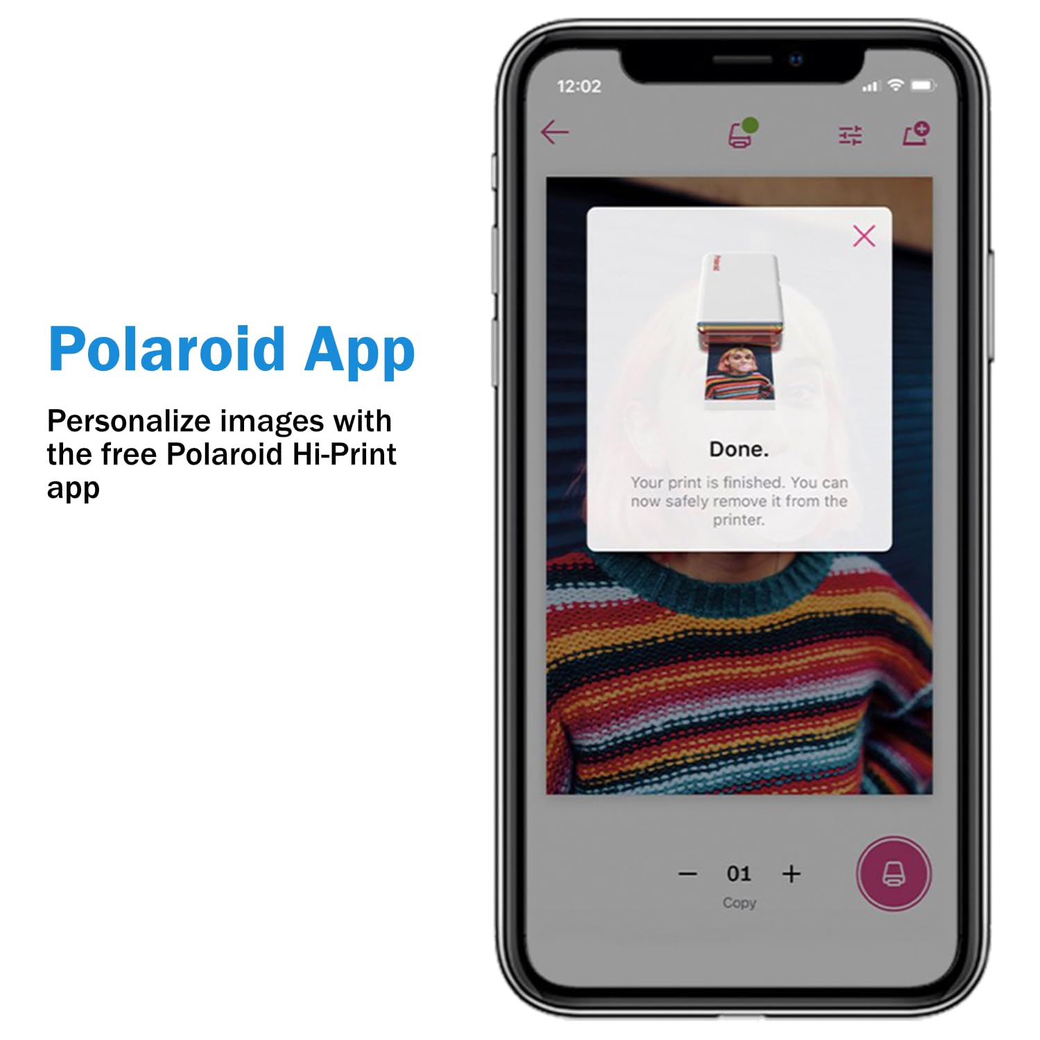Foto 5 | Impresora Fotográfica De Bolsillo Bluetooth Polaroid Hi Print 2x3 - Venta Internacional.