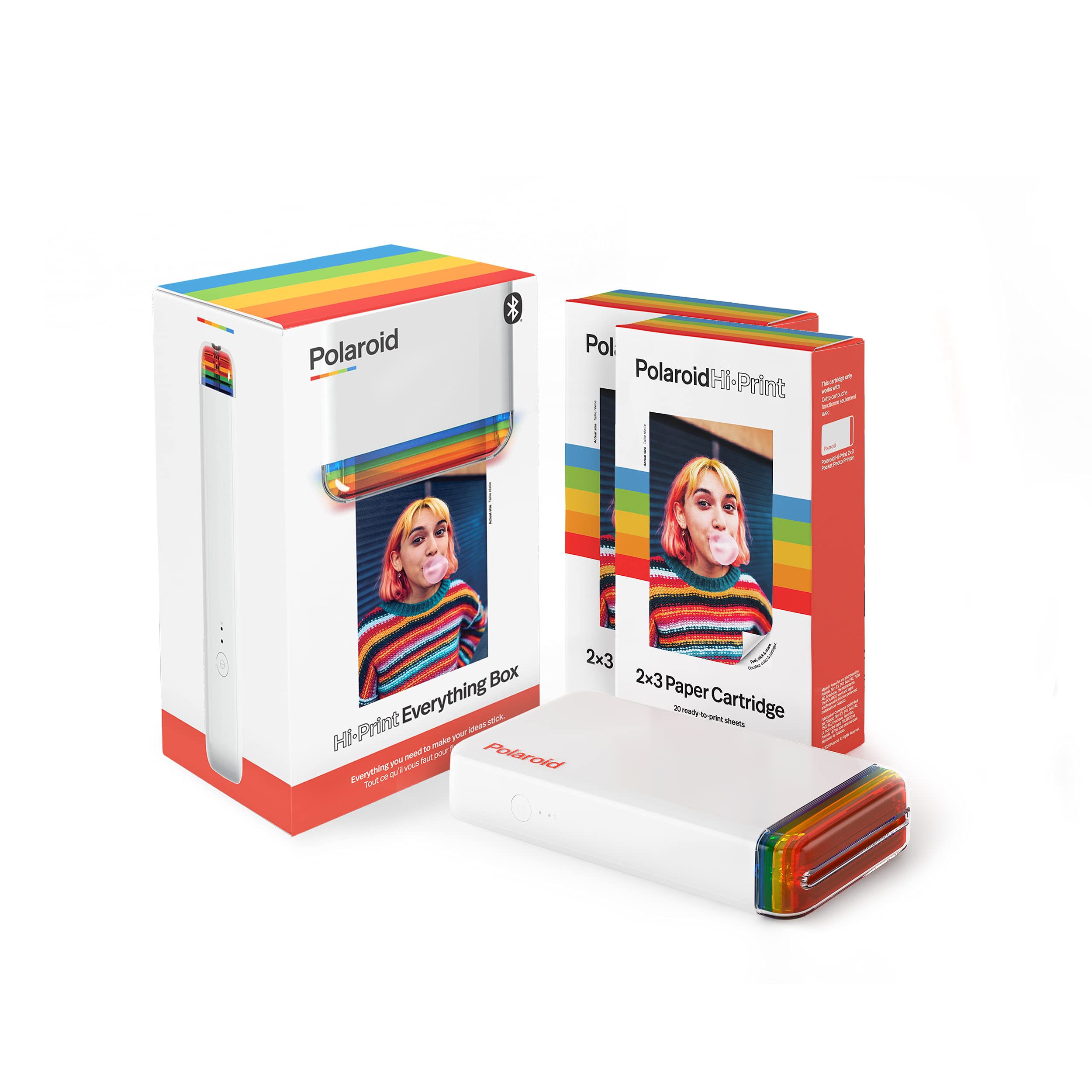 Impresora Fotográfica De Bolsillo Bluetooth Polaroid Hi-print Con 40 Hojas - Venta Internacional.