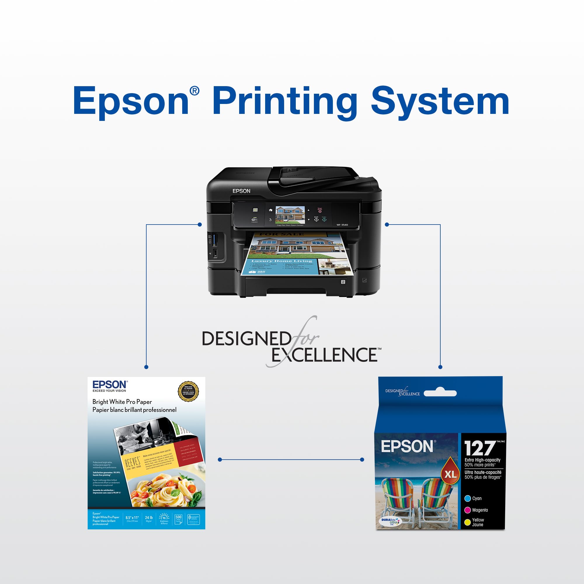 Foto 5 | Cartucho De Tinta Epson 127 Durabrite Ultra Black Para Nx-530 - Venta Internacional.