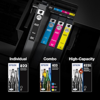 Foto 5 | Paquete Combinado De Cartuchos De Tinta Epson 822 Durabrite Ultra T822xl-bcs - Venta Internacional.