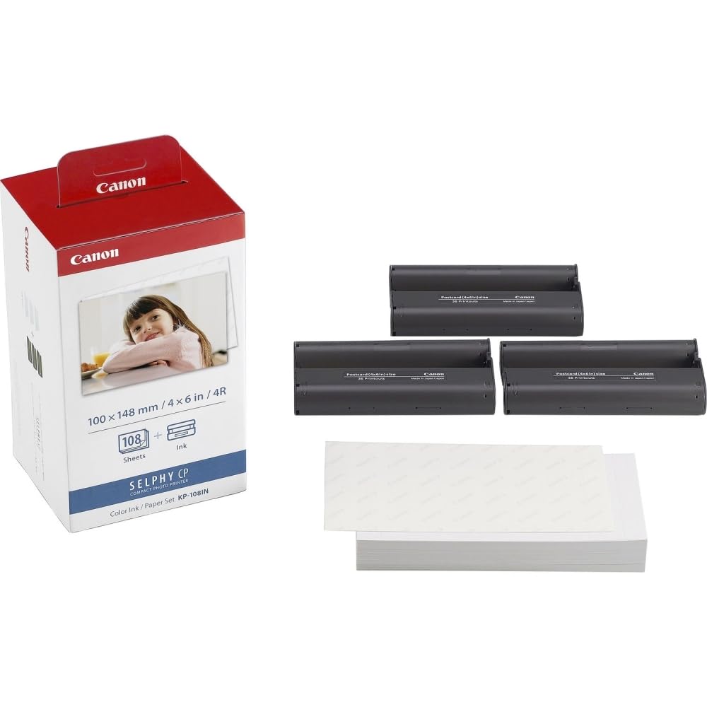 Foto 7 | Impresora Fotográfica Canon Selphy Cp1500 Negra Con Juego De Tintas - Venta Internacional.