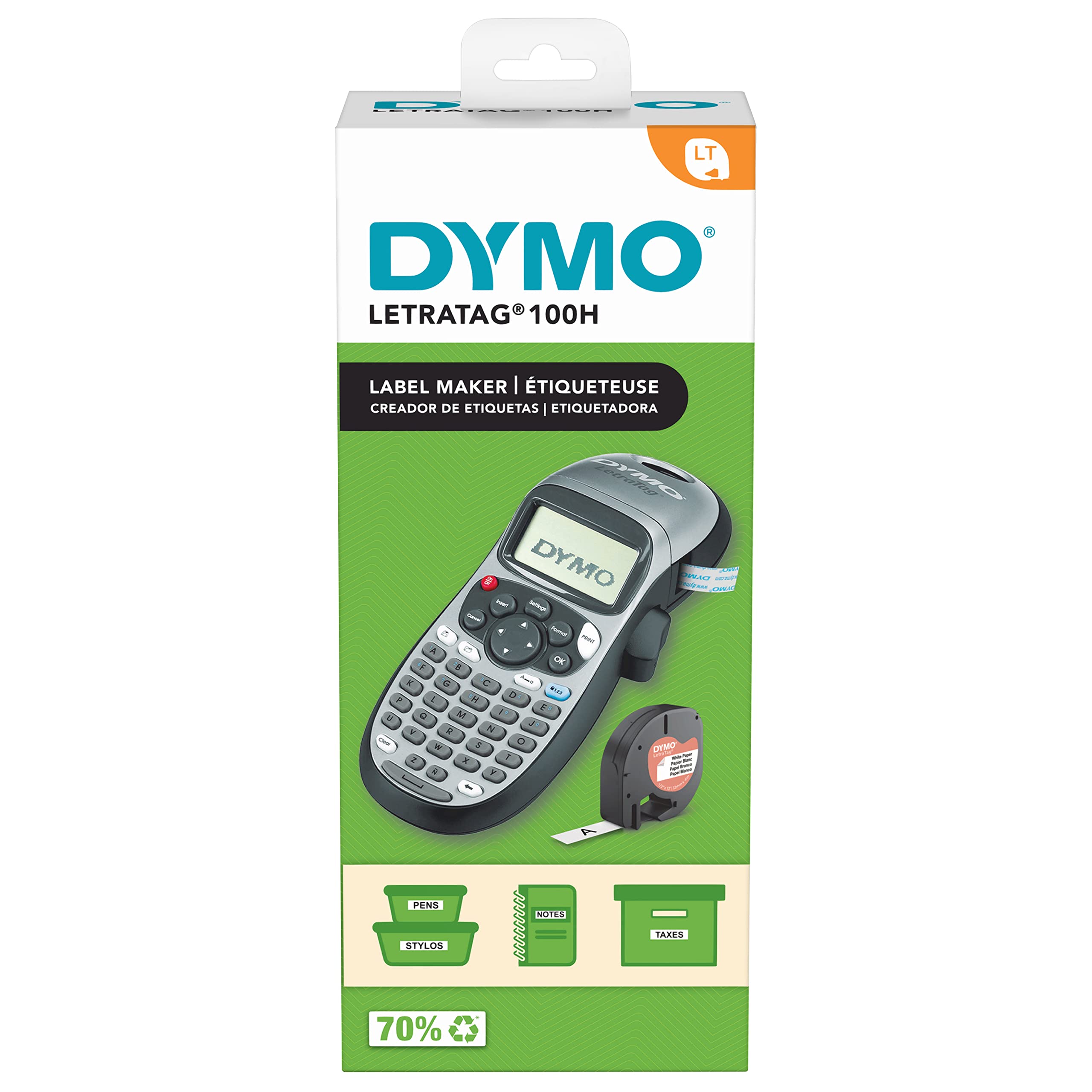 Foto 6 | Rotuladora Dymo Letratag 100h Con 3 Cintas De Etiquetado Adicionales - Venta Internacional.