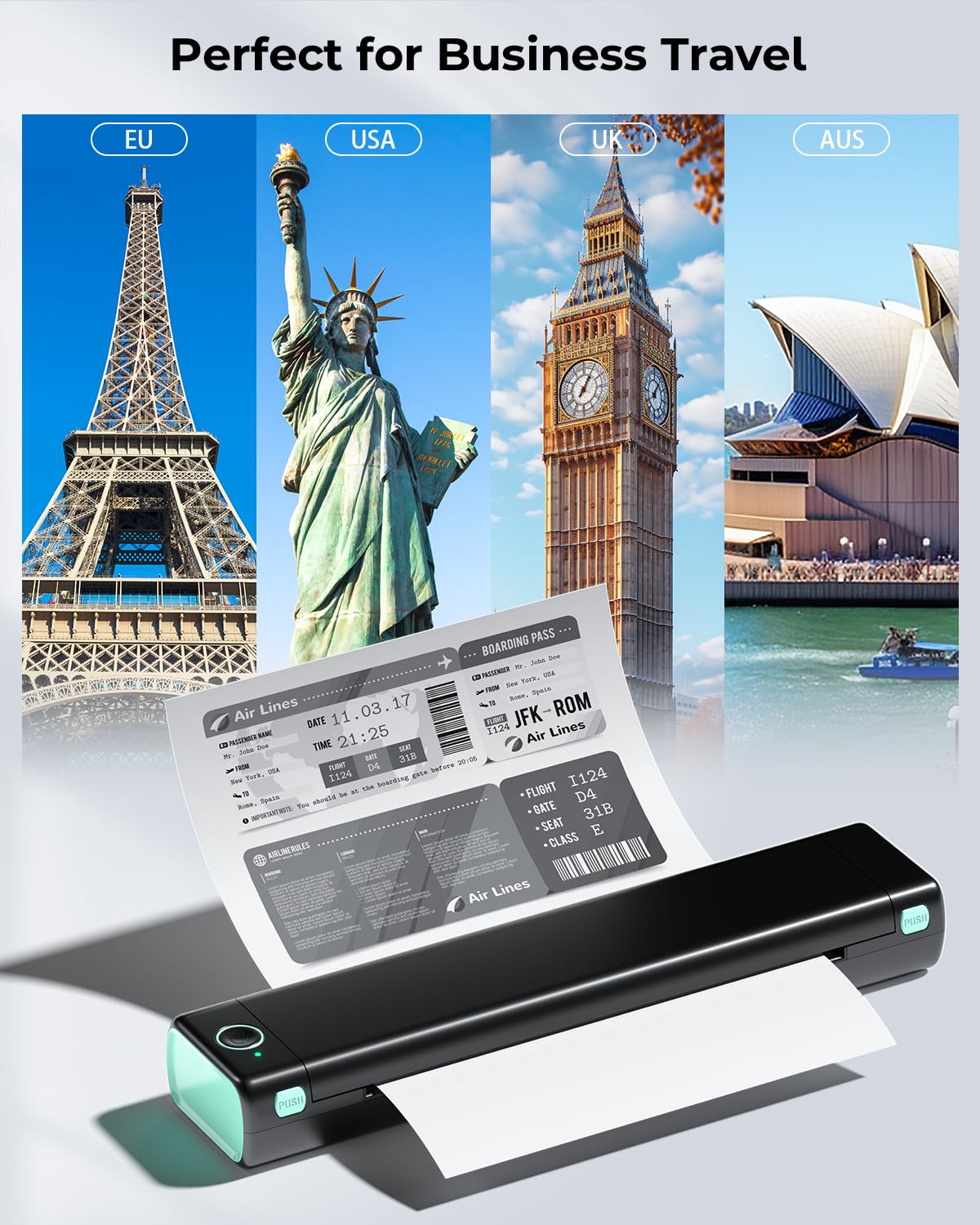 Foto 2 | Impresora Térmica Phomemo M08f Inalámbrica Ios/android - Venta Internacional
