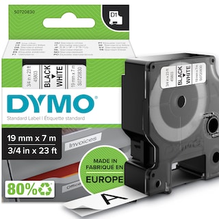 Foto 1 | Etiqueta Dymo 45803 D1, Autoadhesiva Estándar, 19 Mm X 7 M - Venta Internacional.