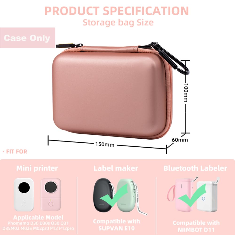 Foto 3 pulgar | Funda Para Rotular Phomemo D30 D35 Para Niimbot D11 Supvan E10 - Venta Internacional.