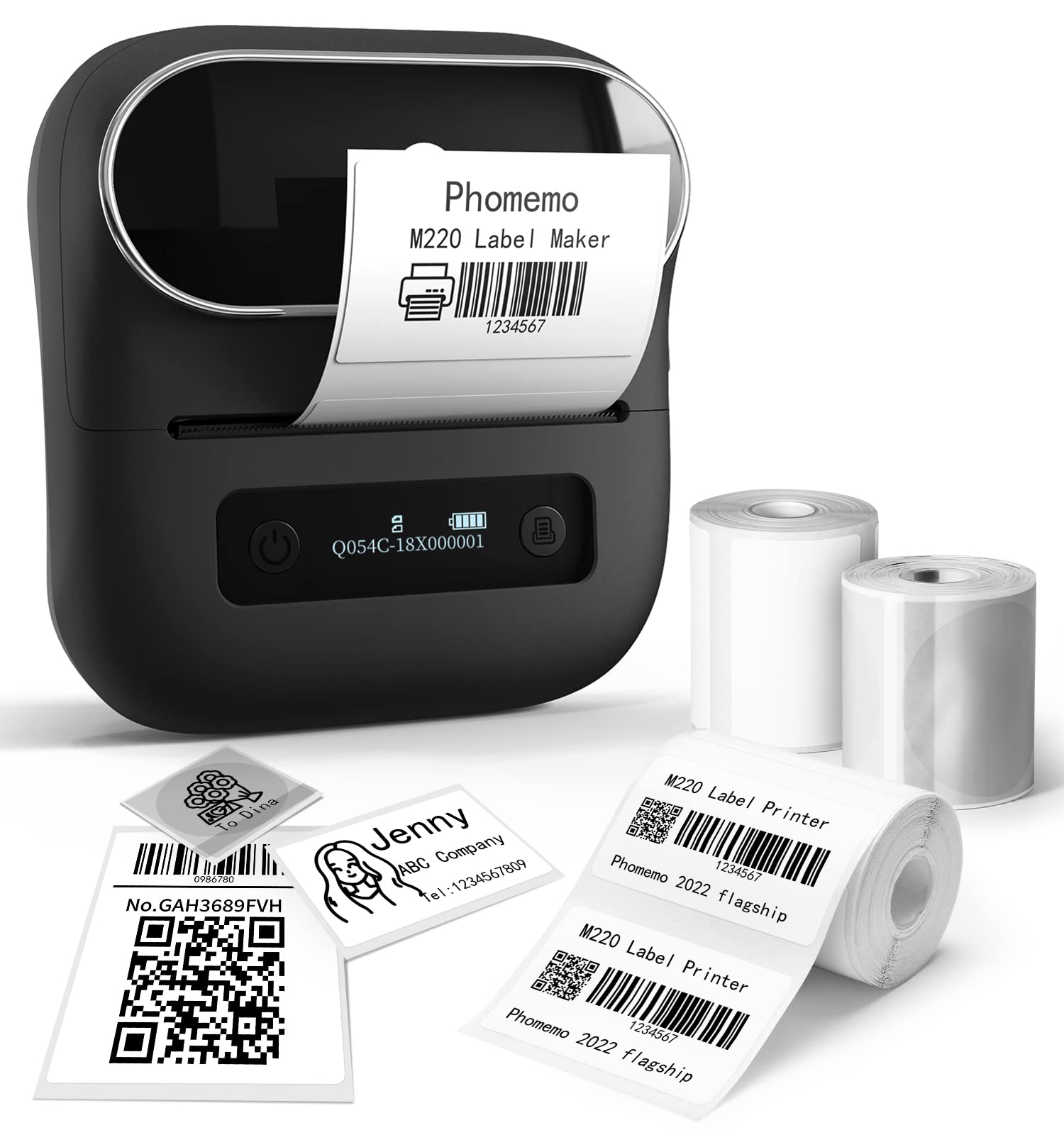 Foto 1 | Rotuladora Phomemo M220 Bluetooth Térmica Con 3 Etiquetas - Venta Internacional.
