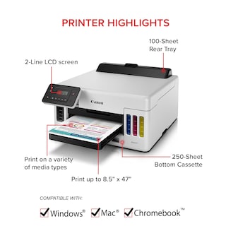 Foto 4 | Impresora Canon Maxify Gx5020 Inalámbrica De Función Única - Venta Internacional.