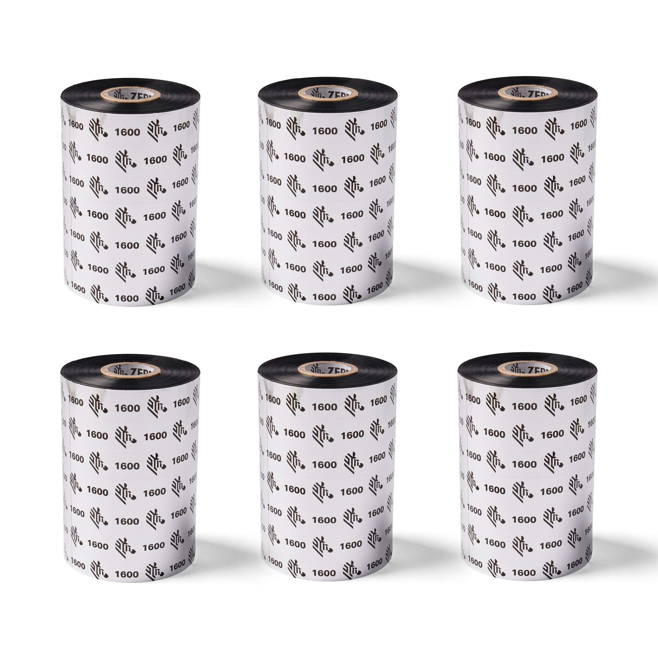 Cinta Zebra Standard Black Wax Para Impresora Industrial 110 Mm - Venta Internacional.