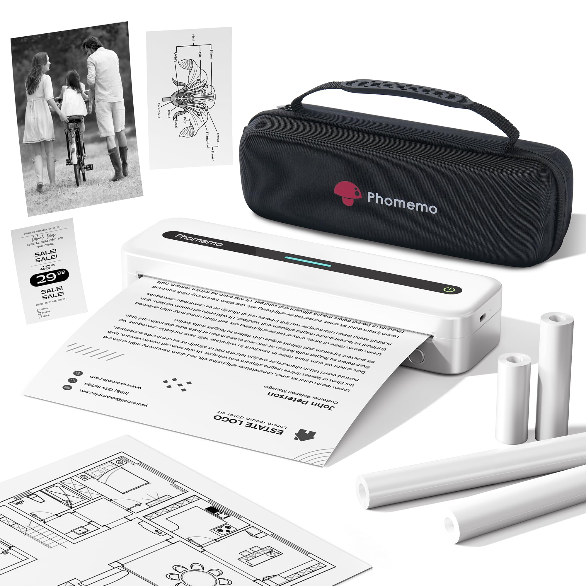 Foto 1 | Impresora Portátil Phomemo M832 Inalámbrica Térmica Sin Tinta - Venta Internacional.