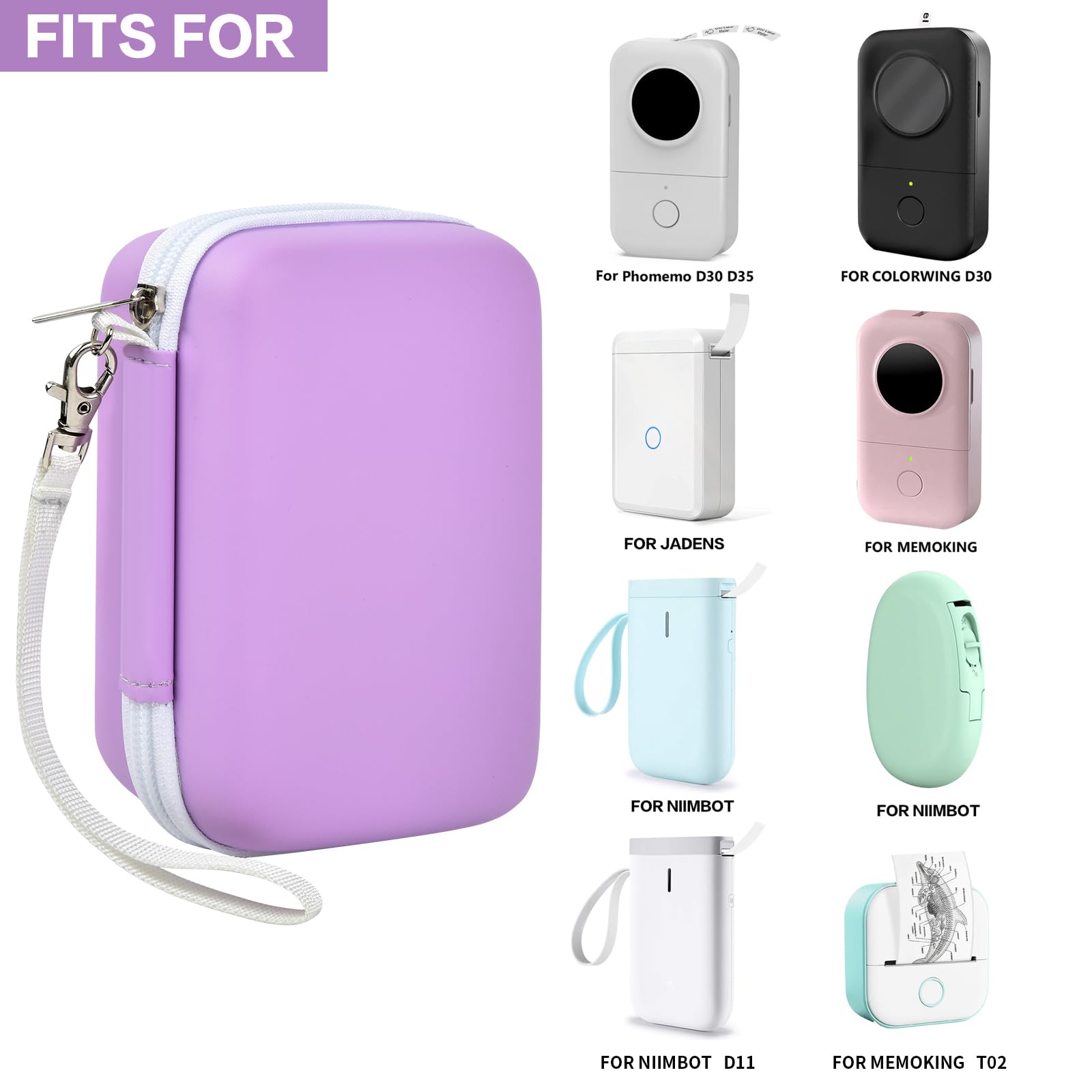 Foto 2 | Estuche De Almacenamiento Para Rotuladora Phomemo D30 D35 M02/m02s/m02 - Venta Internacional.