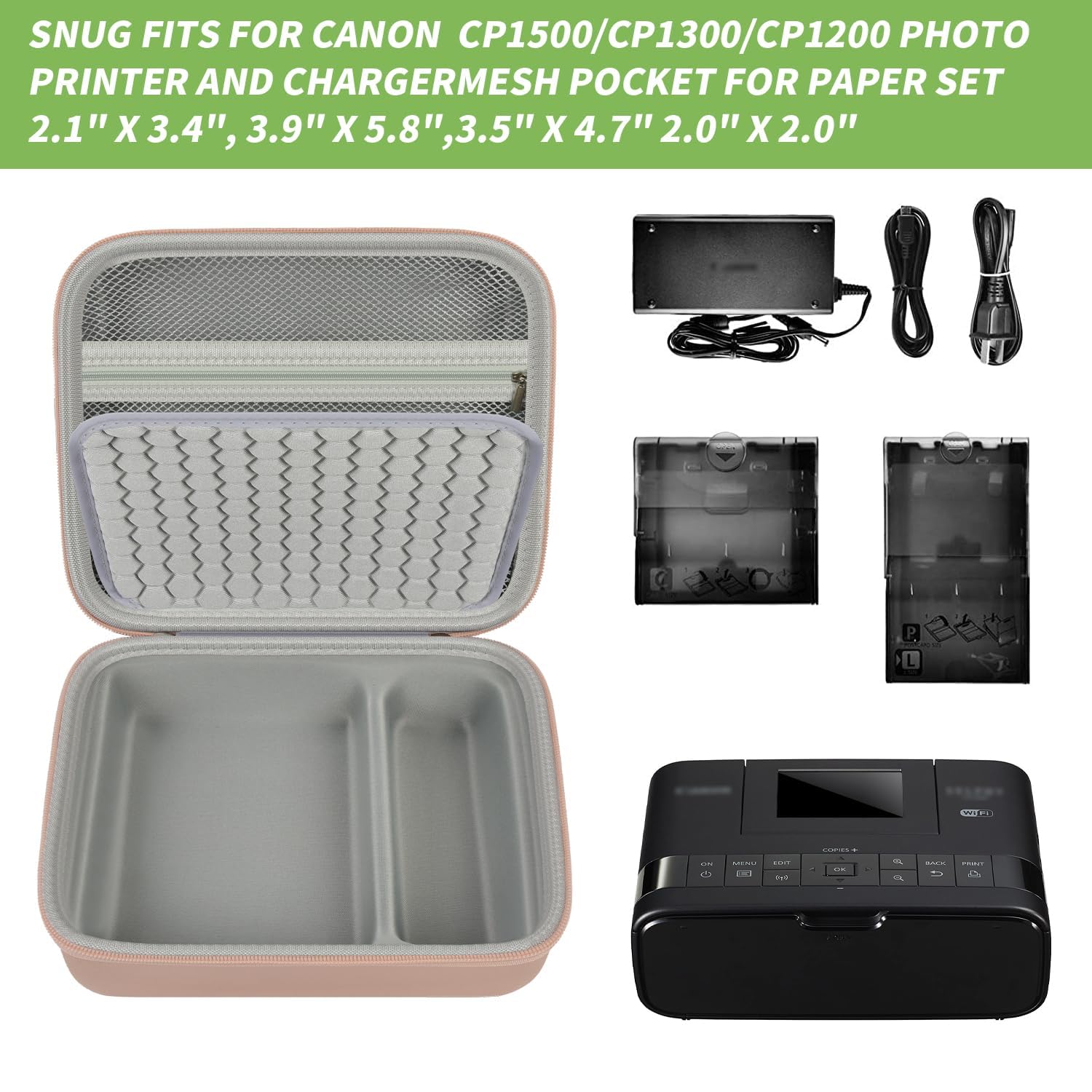 Foto 2 | Funda Compatible Con Canon Selphy Cp1300/ Cp1200/ Cp1500 - Venta Internacional.